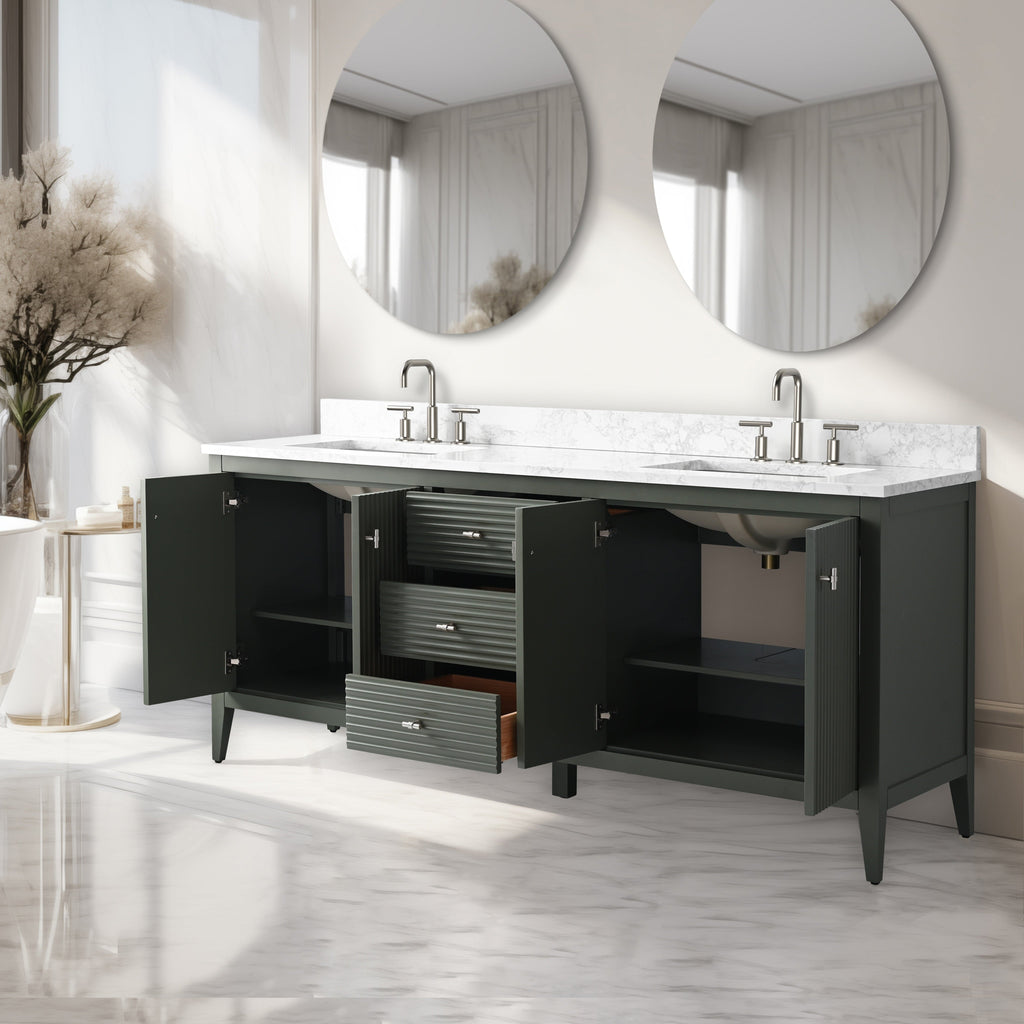 Linear Vintage Green / Brushed Nickel