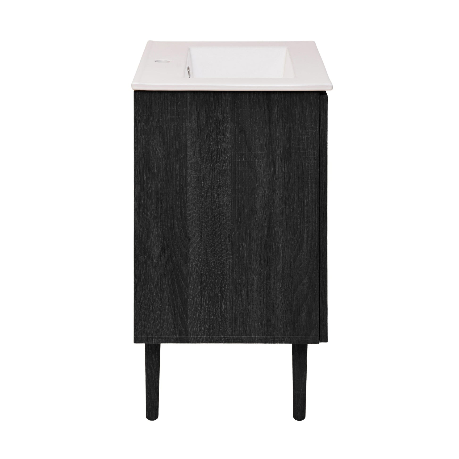 Black Oak / White / 1-Hole