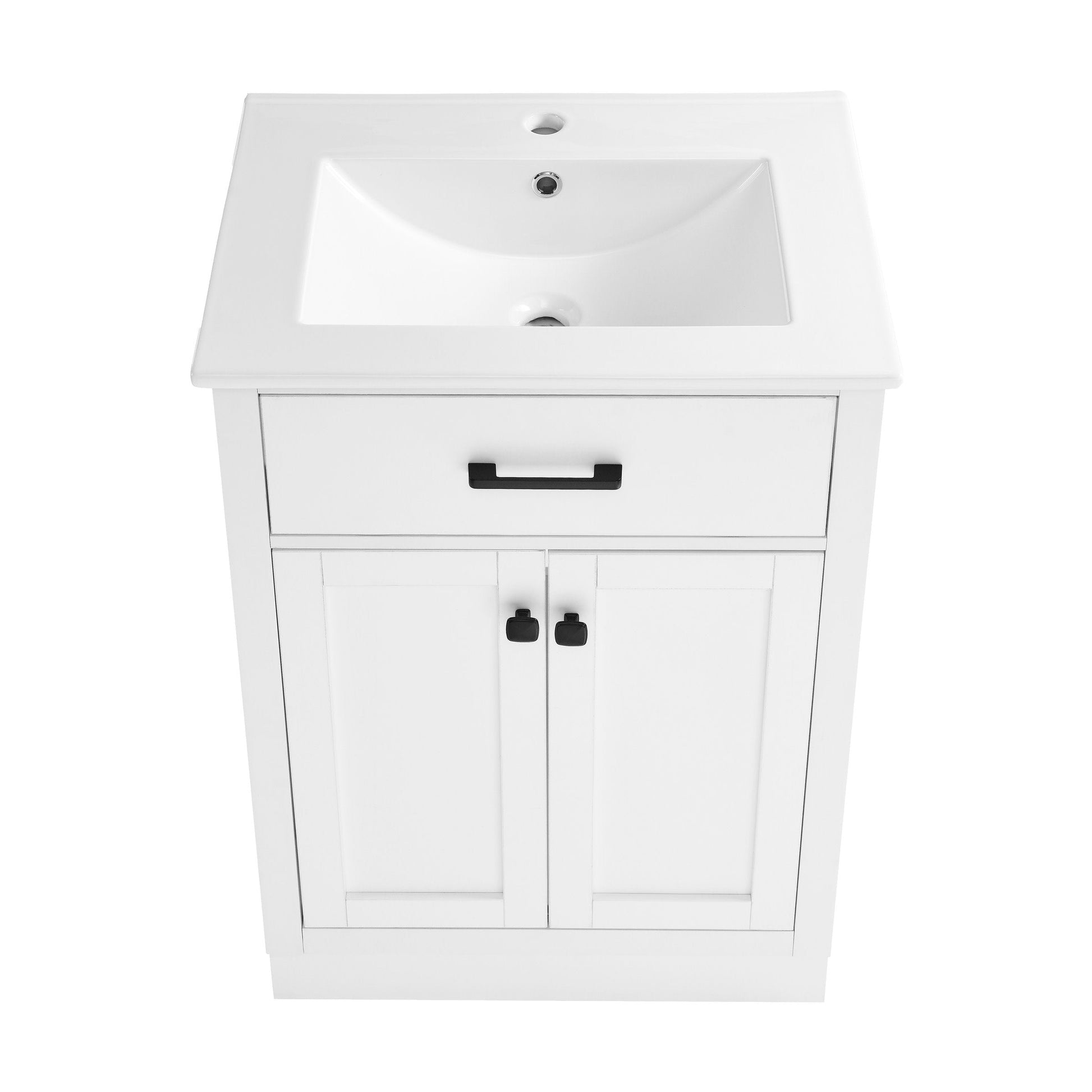 White / White / 1-Hole