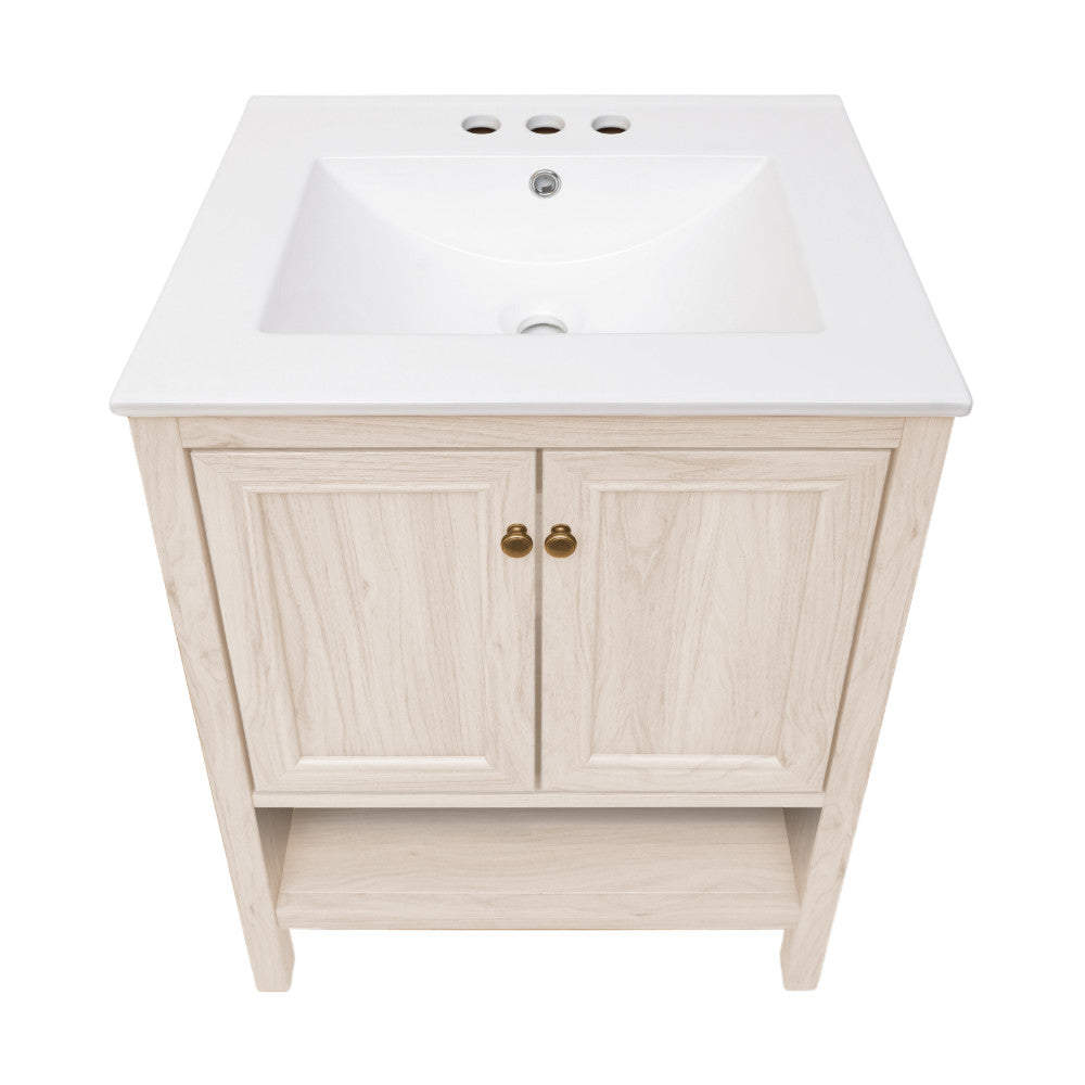 White Oak / White / 3-Hole Center