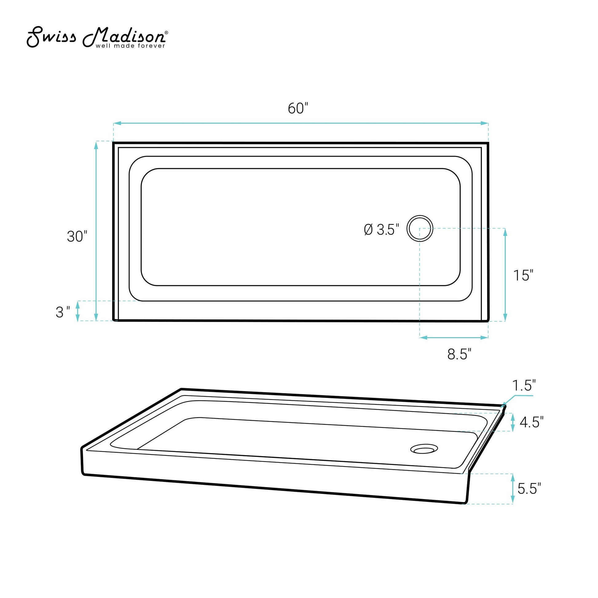 Glossy White / Right