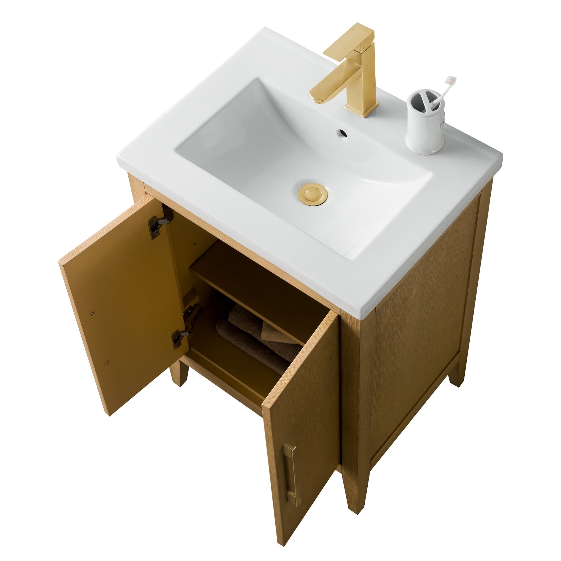 Natural Oak / Golden Brushed