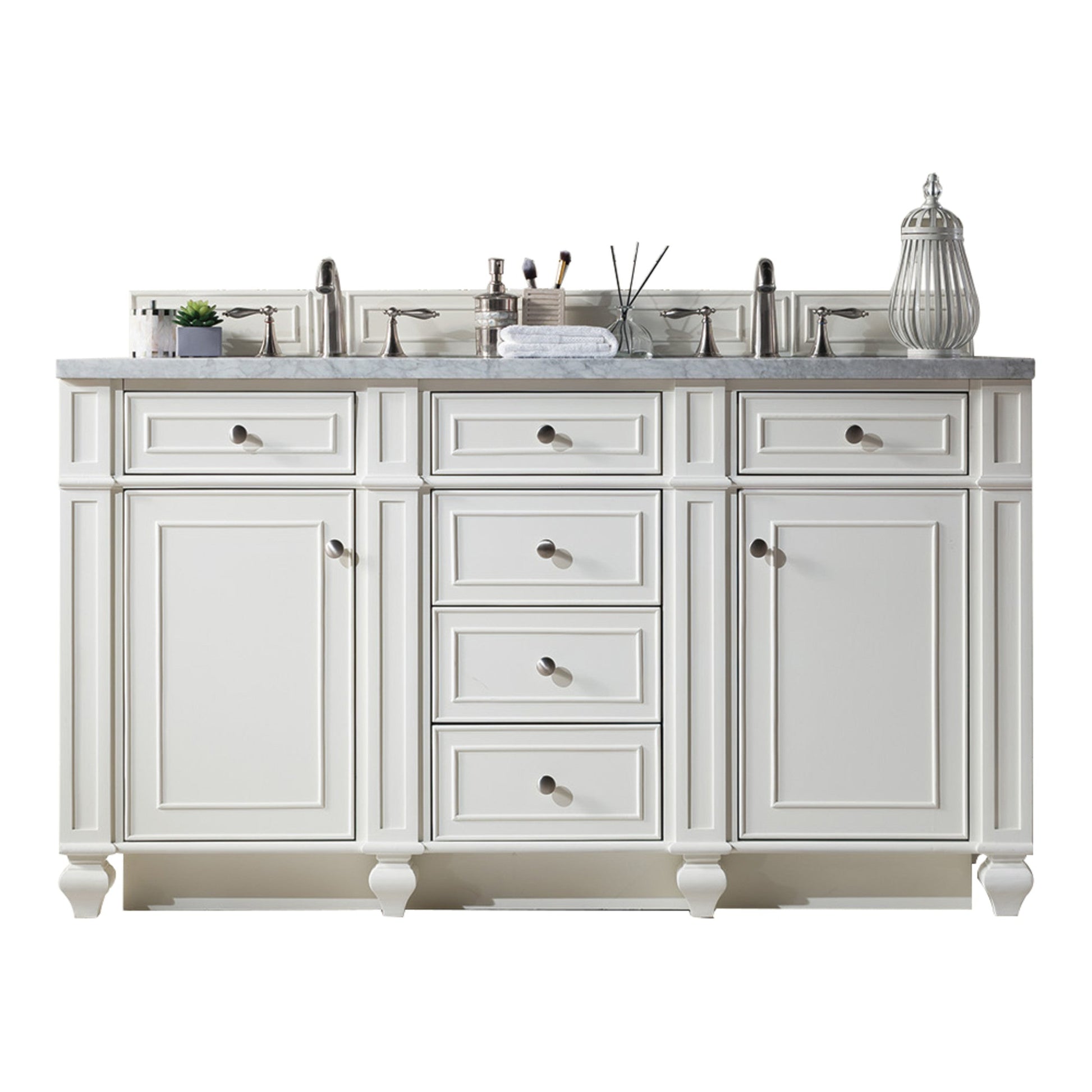 Bright White / Carrara White - 3 Faucet Holes