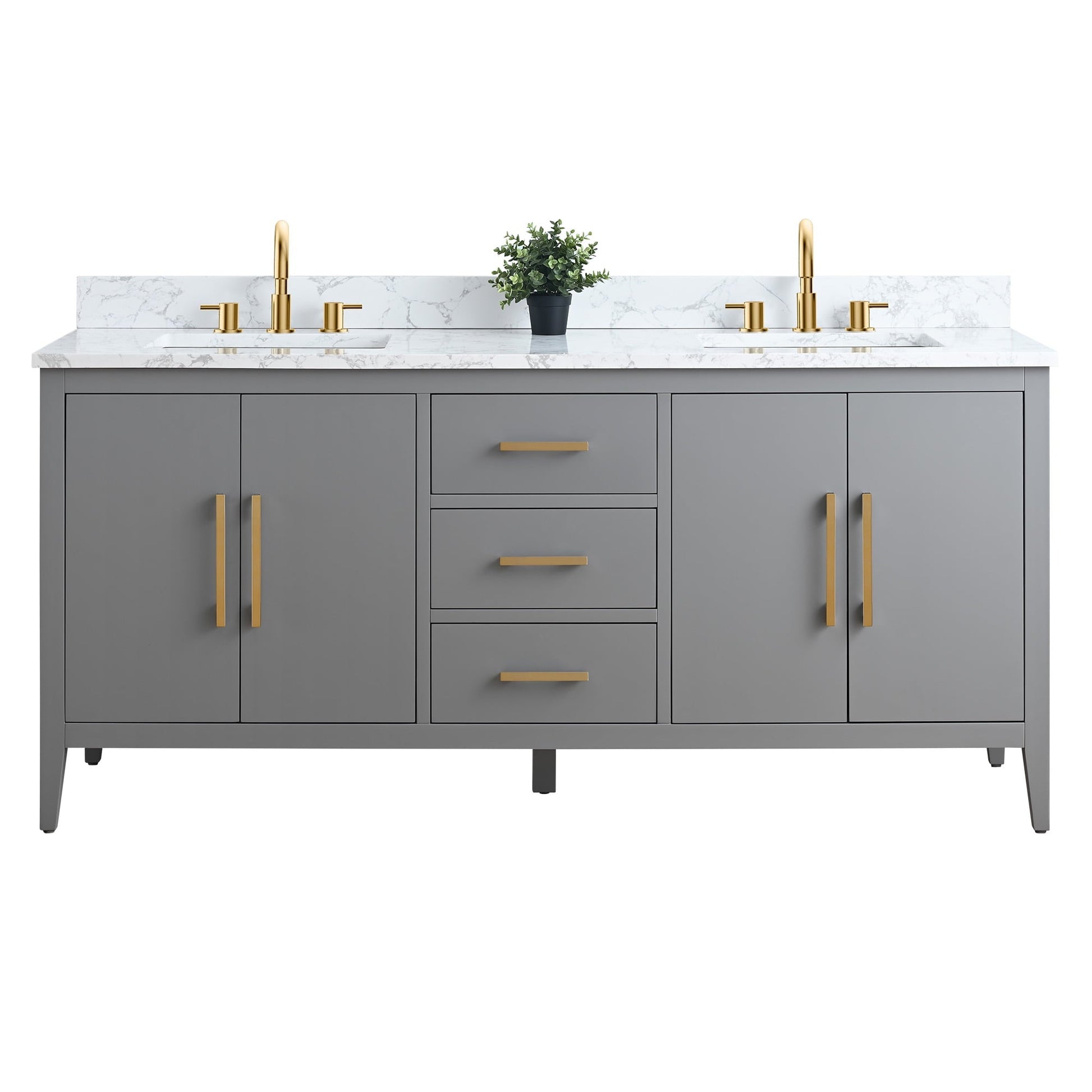 Cashmere Gray / Golden Brushed