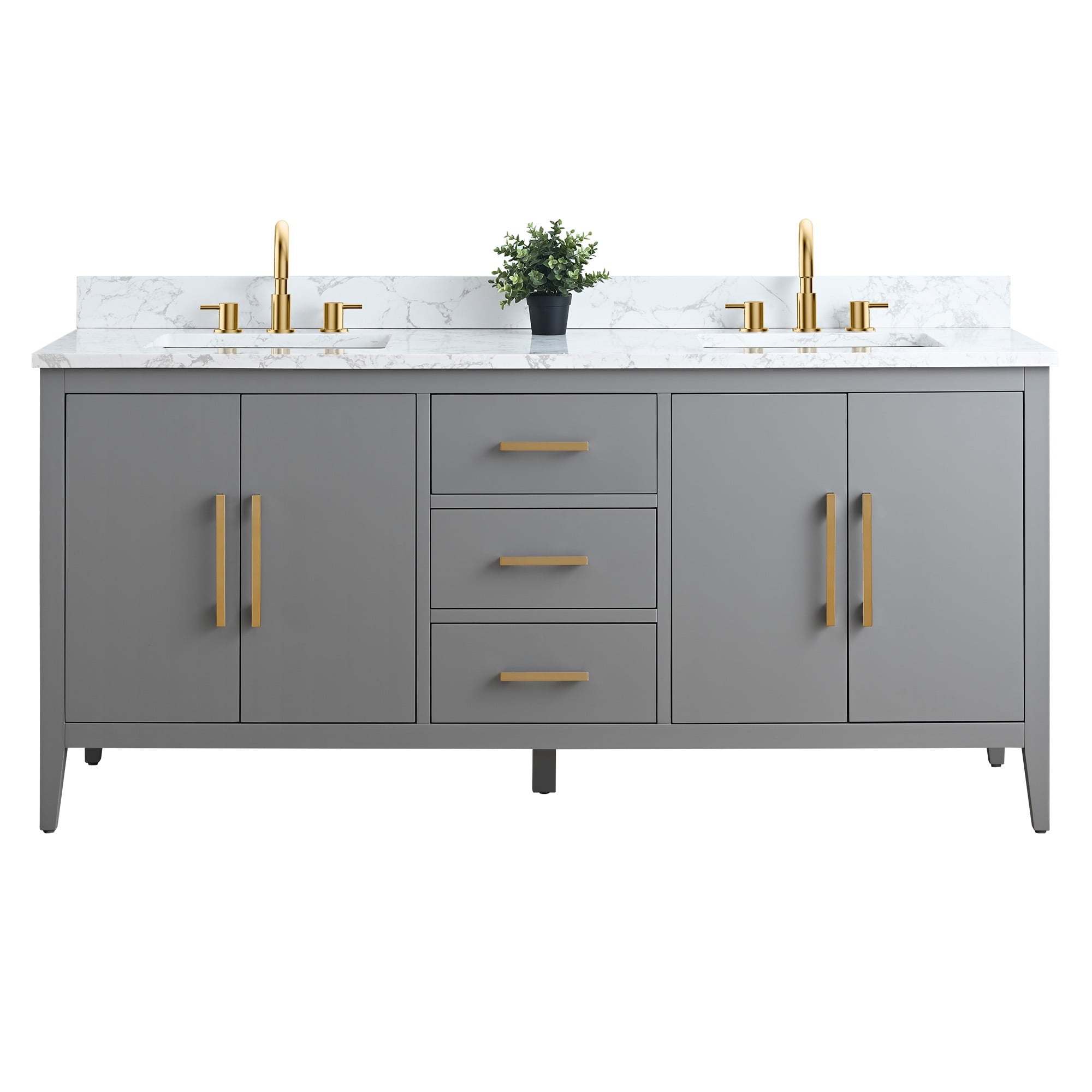 Cashmere Gray / Golden Brushed