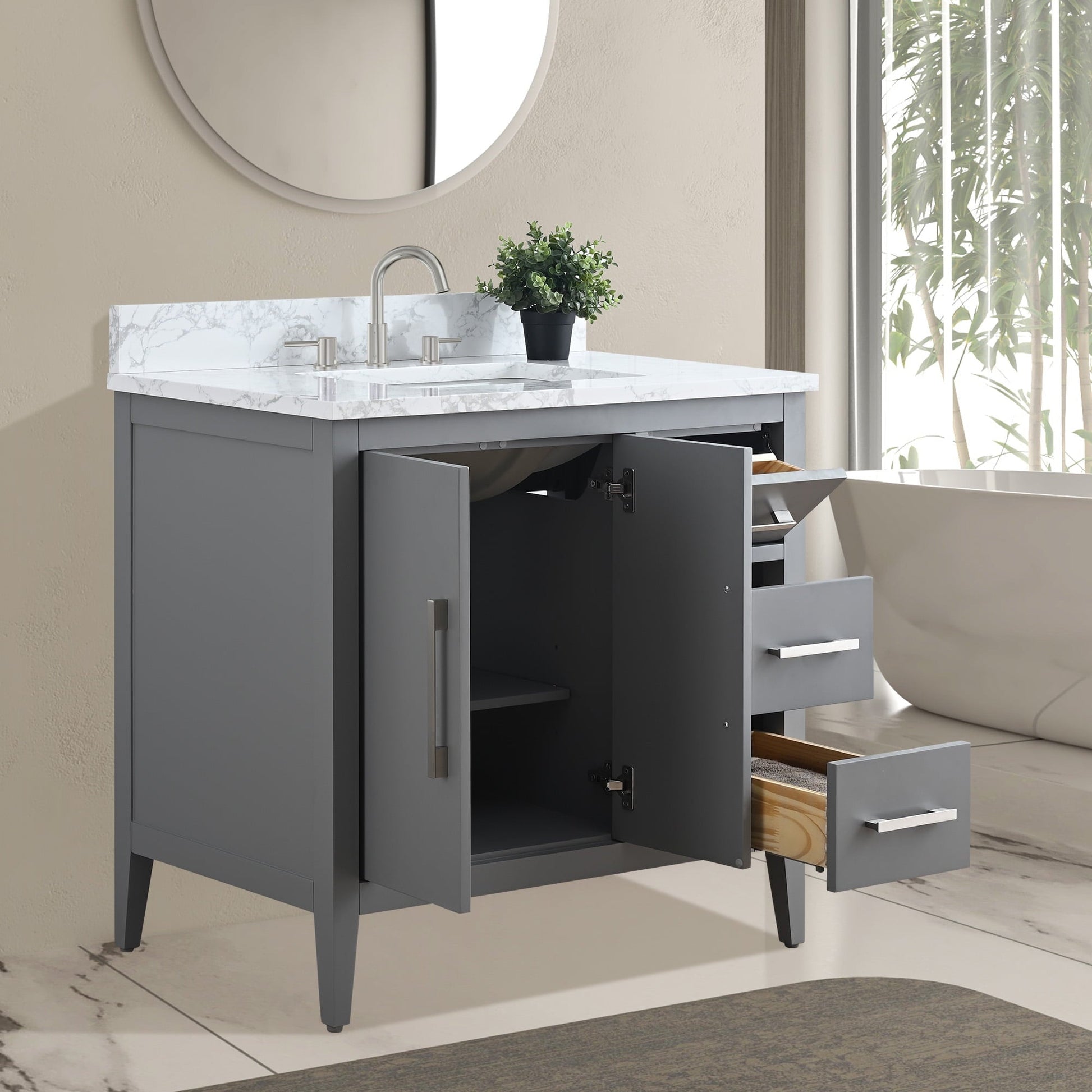 Cashmere Gray / Brushed Nickel