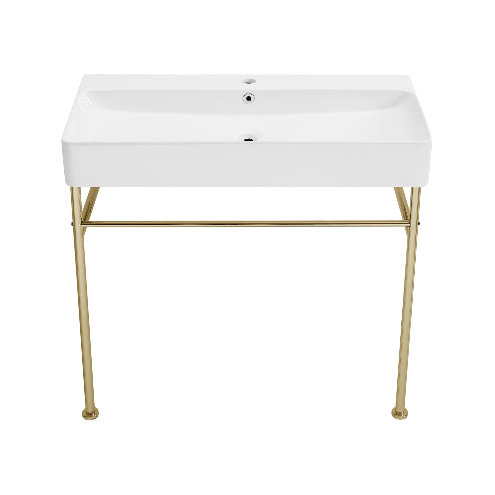 Gold / White