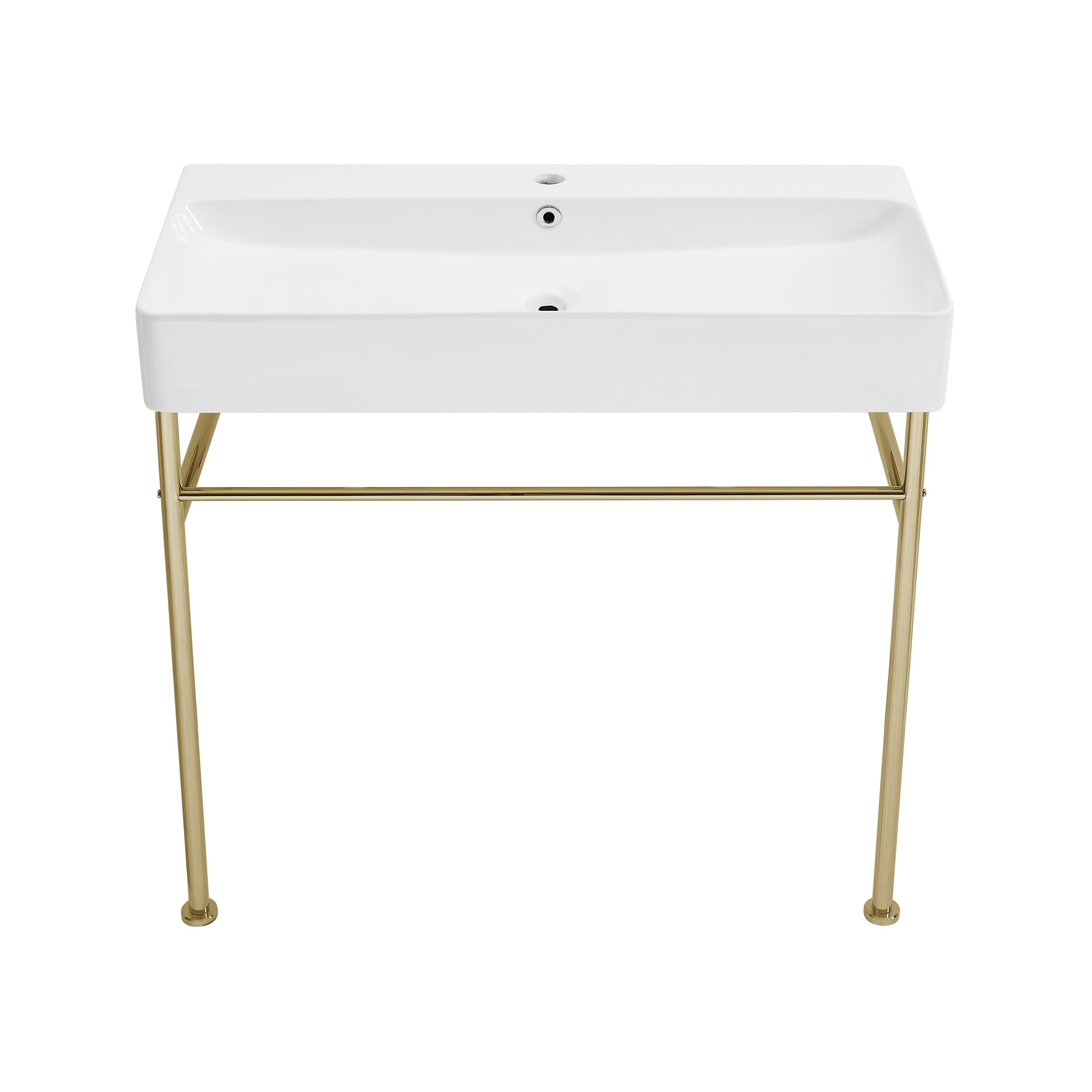 Gold / White