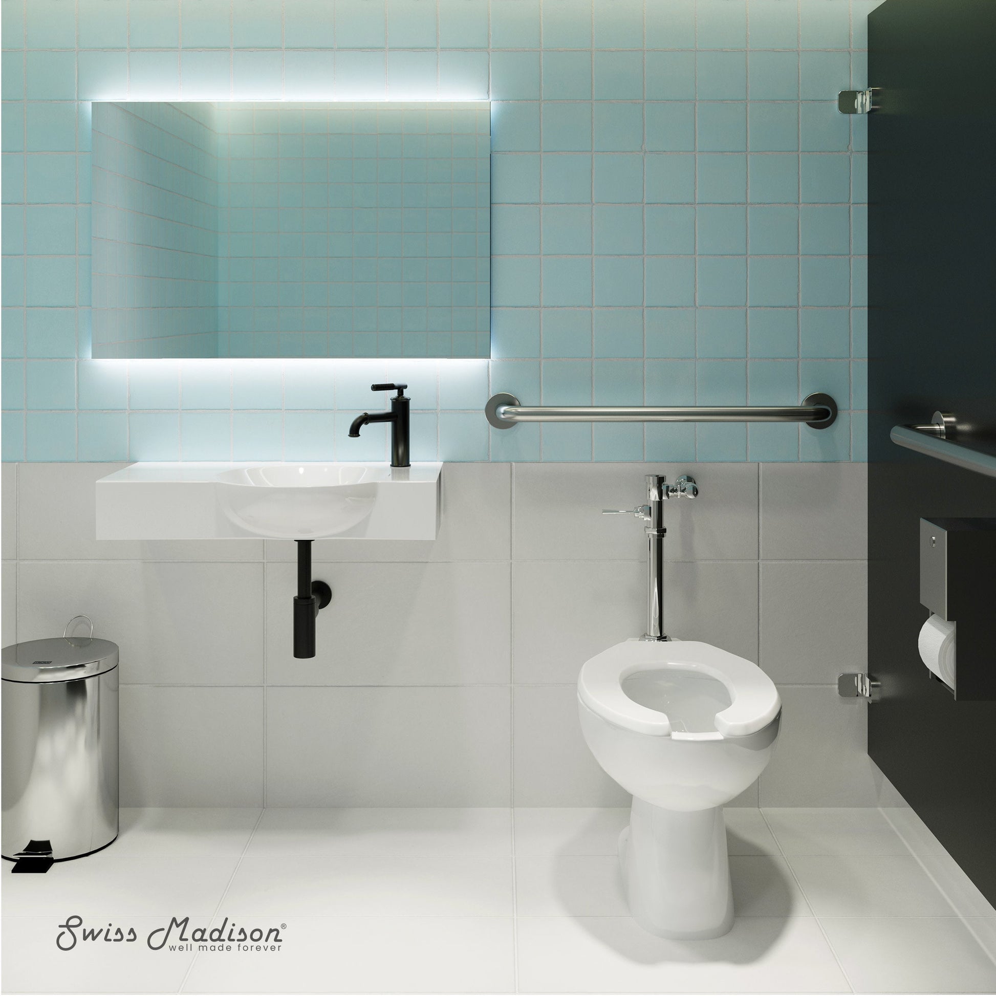 Glossy White / Standard Height