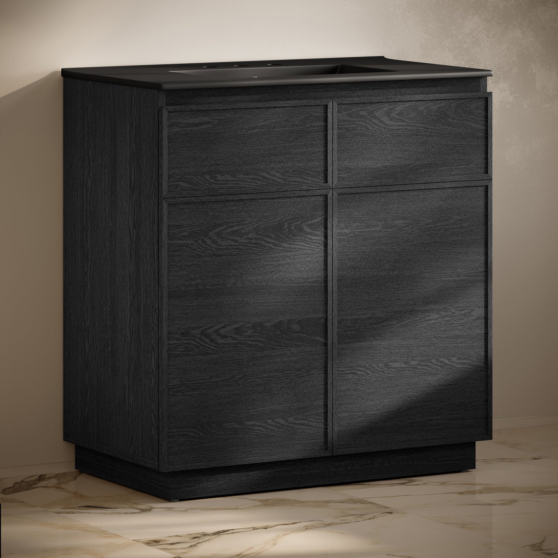 Black Oak / Black / 3-Hole