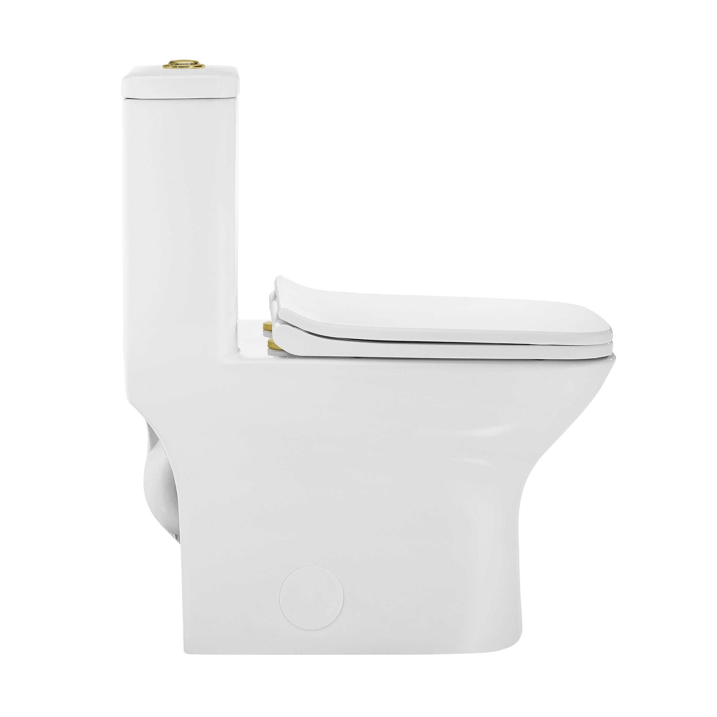 Glossy White / Dual - Top / Gold