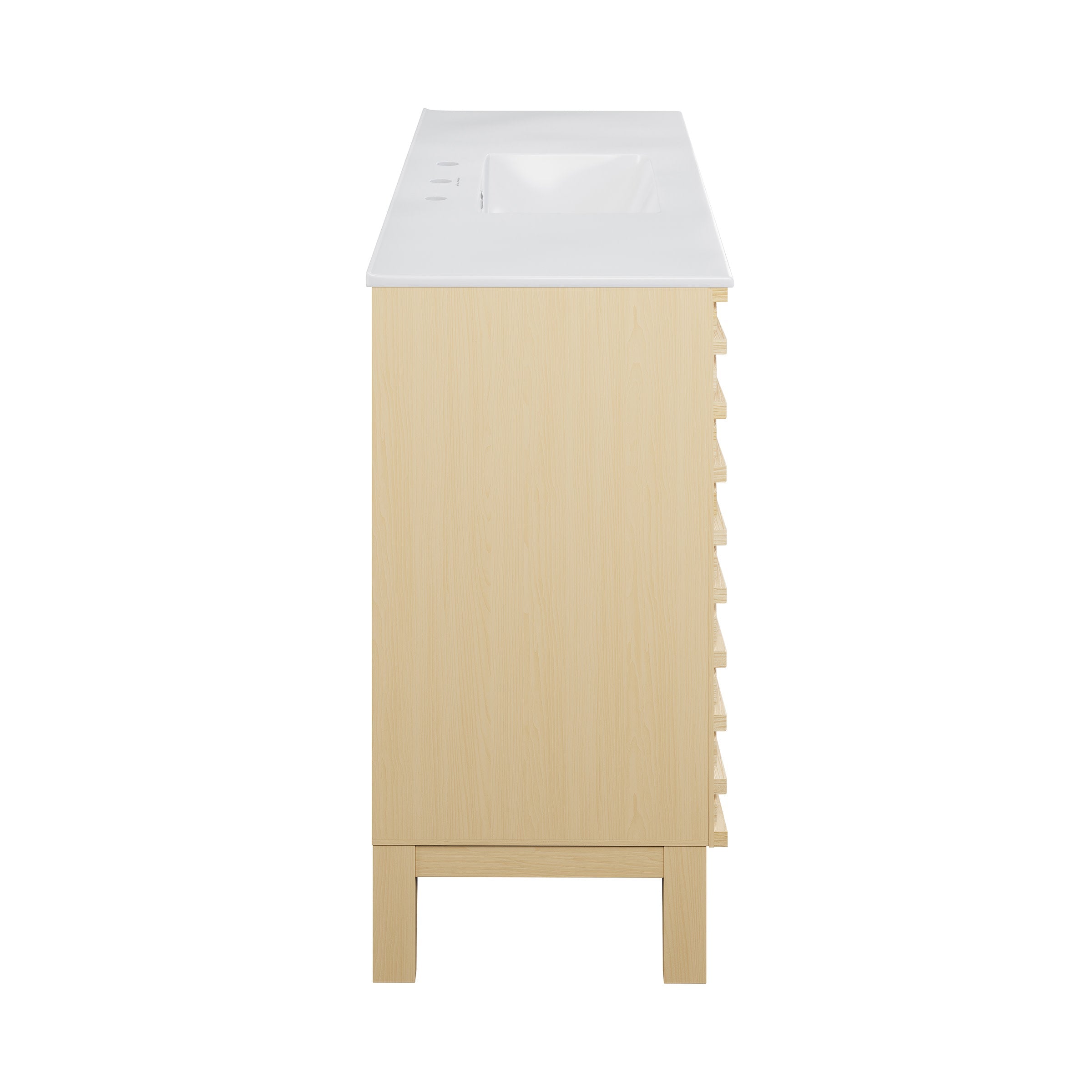 Natural Oak / Glossy White / 3-Hole