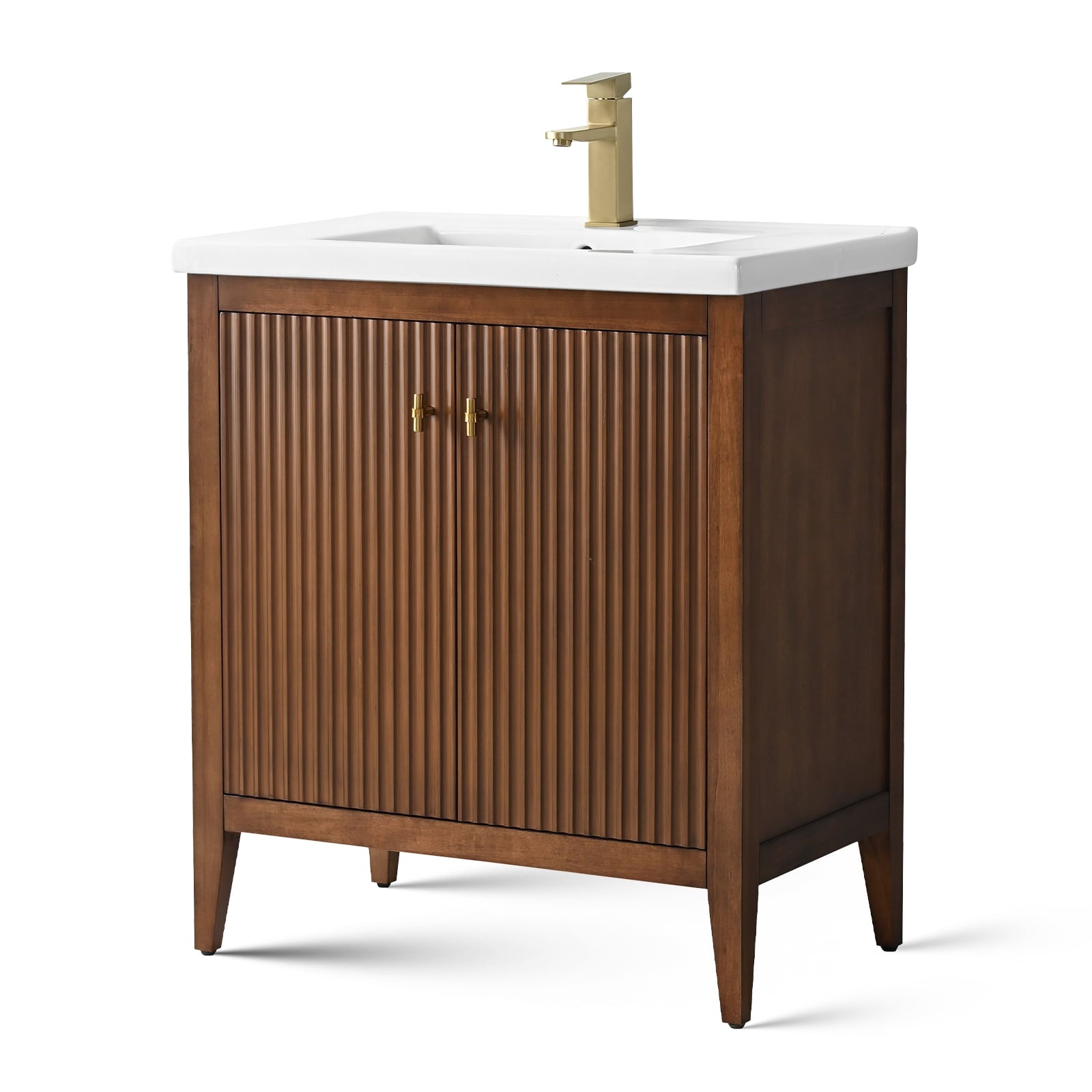 Walnut / Golden Brushed