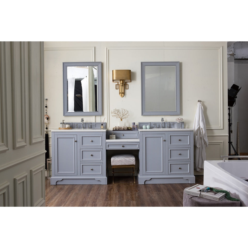 Silver Gray / White Zeus - 3 Faucet Holes