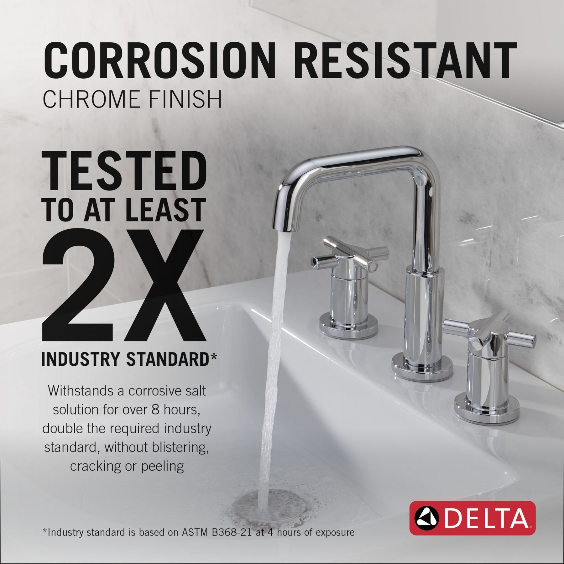 Delta Nicoli Two Handle Widespread Bathroom Faucet