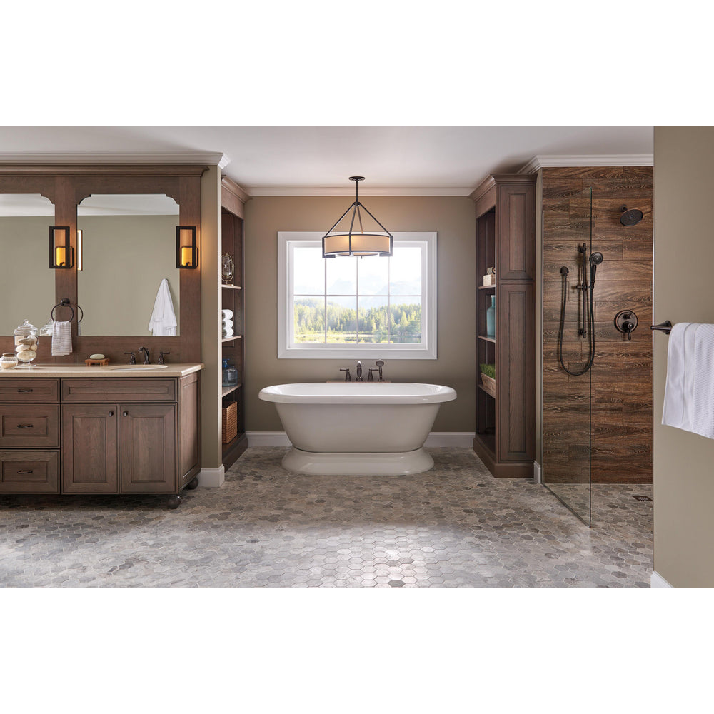 Delta Traditional 2 Handle Monitor 17 Series Valve Trim with 3 Setting Integrated Diverter