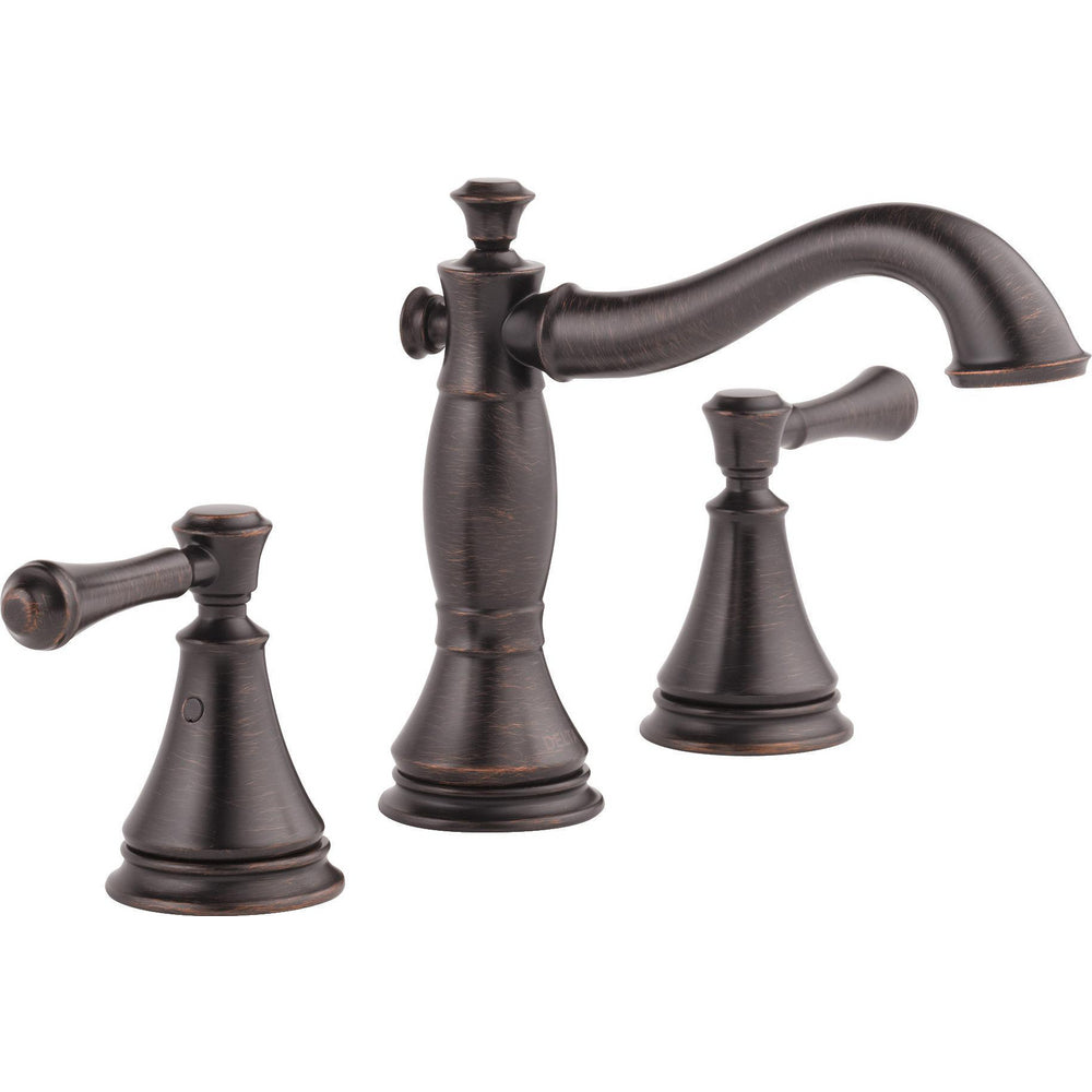 Delta Cassidy Two Handle Widespread Bathroom Faucet
