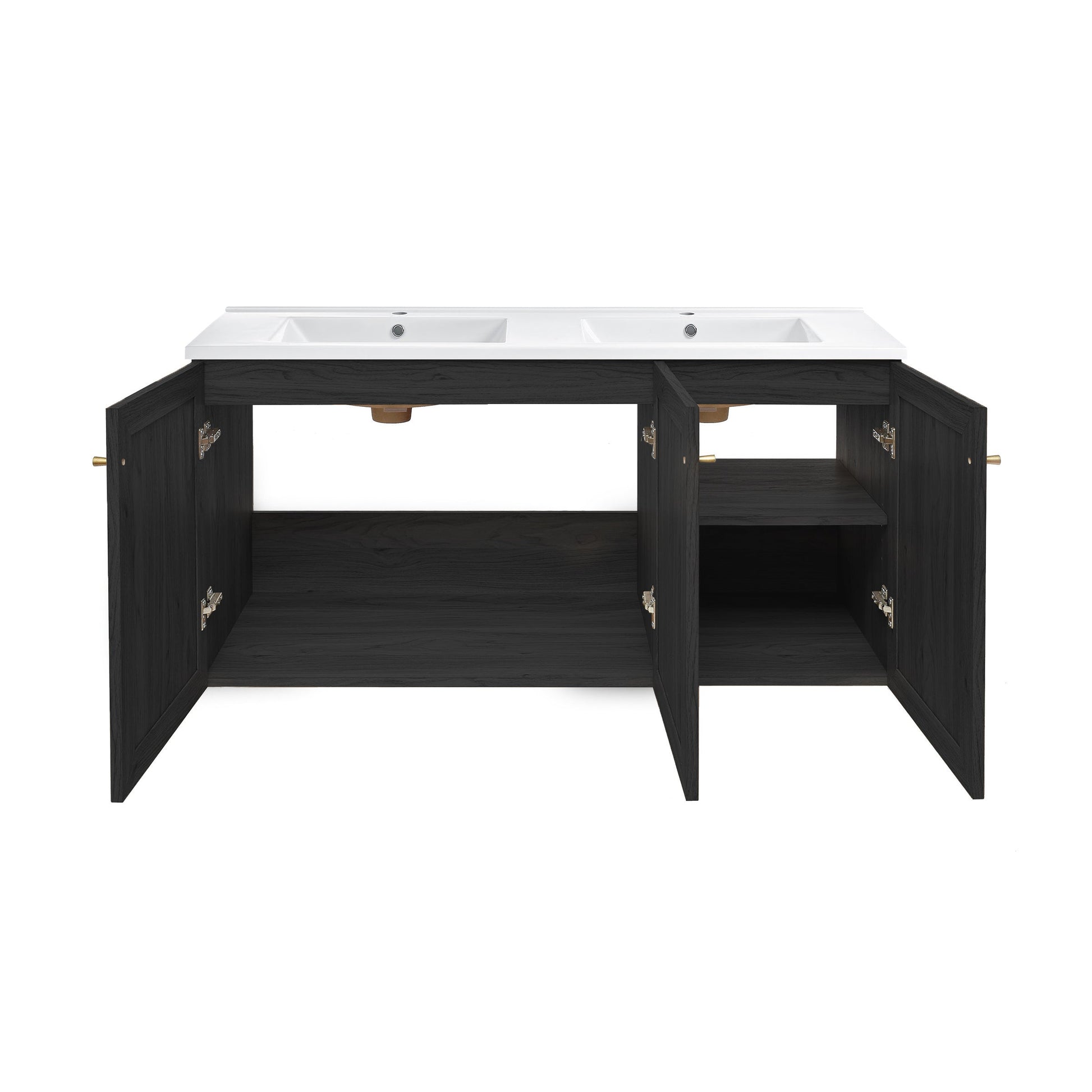 Black Oak / White / 1-Hole