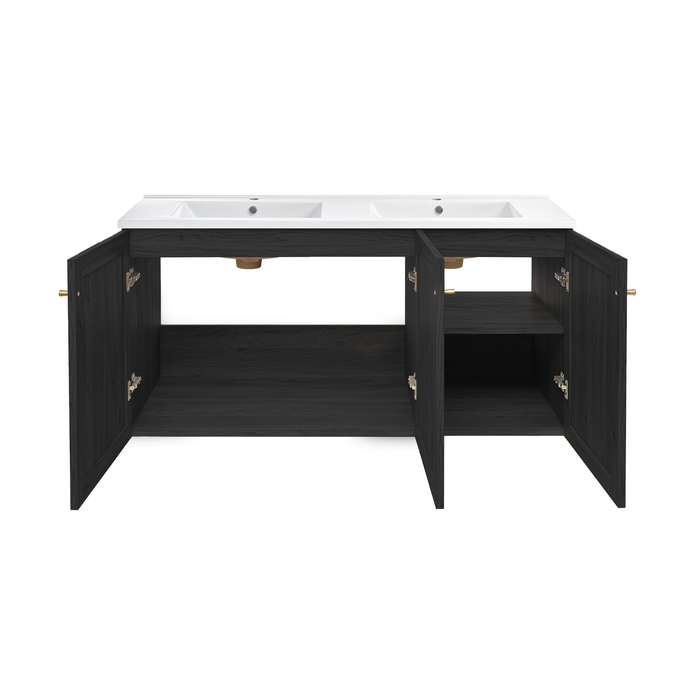 Black Oak / White / 1-Hole