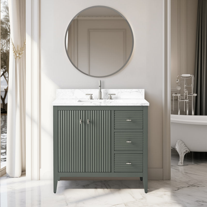 Linear Vintage Green / Brushed Nickel