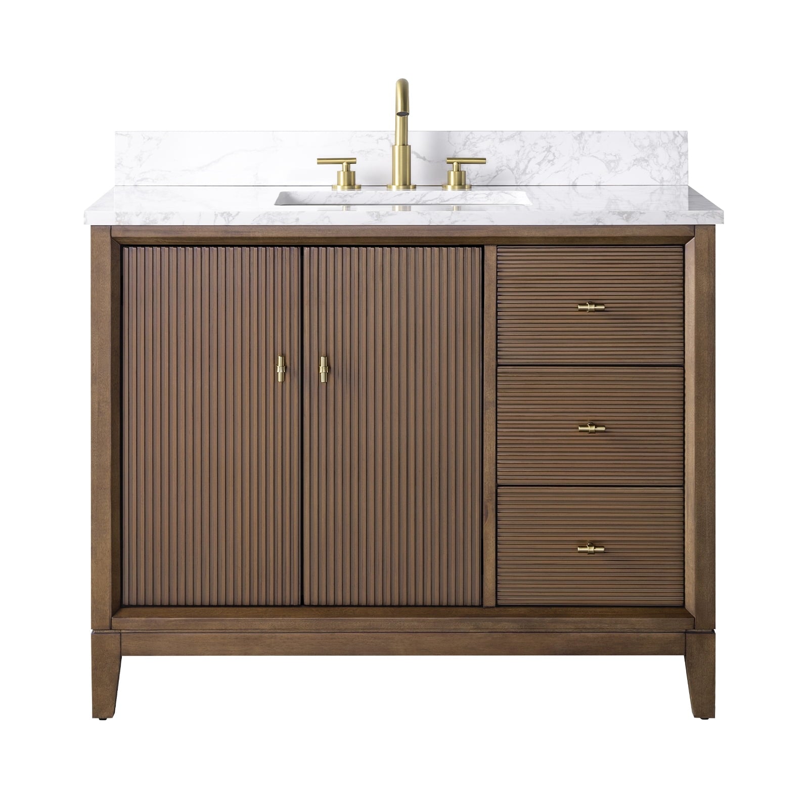 Linear Walnut / Golden Brushed