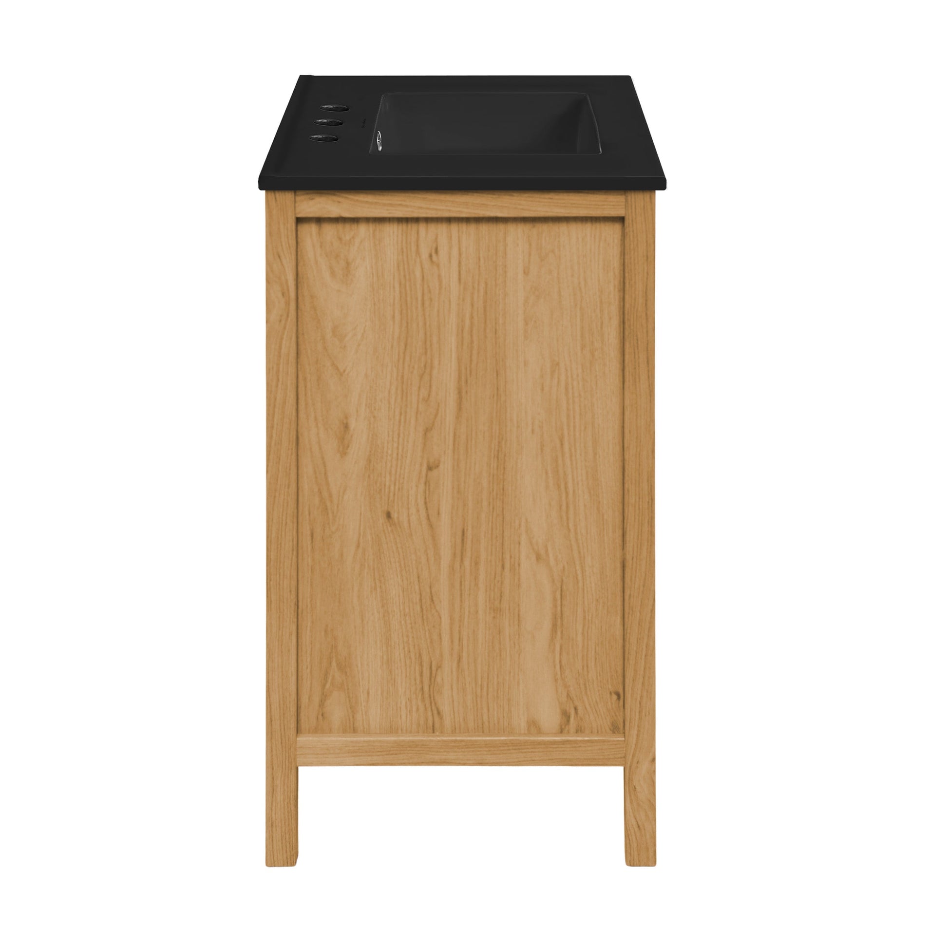 Golden Oak / Black / 3-Hole