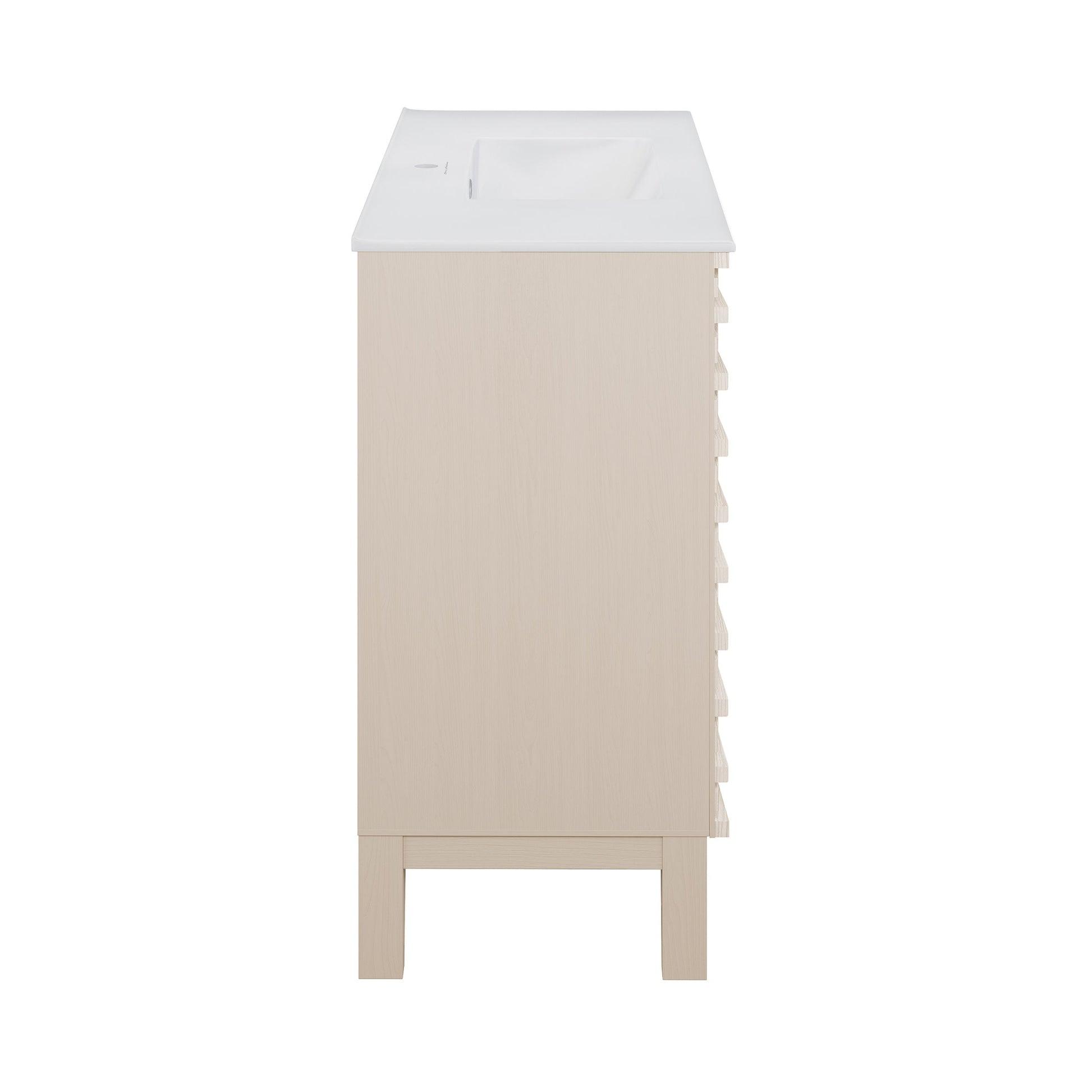 White Oak / White / 1-Hole