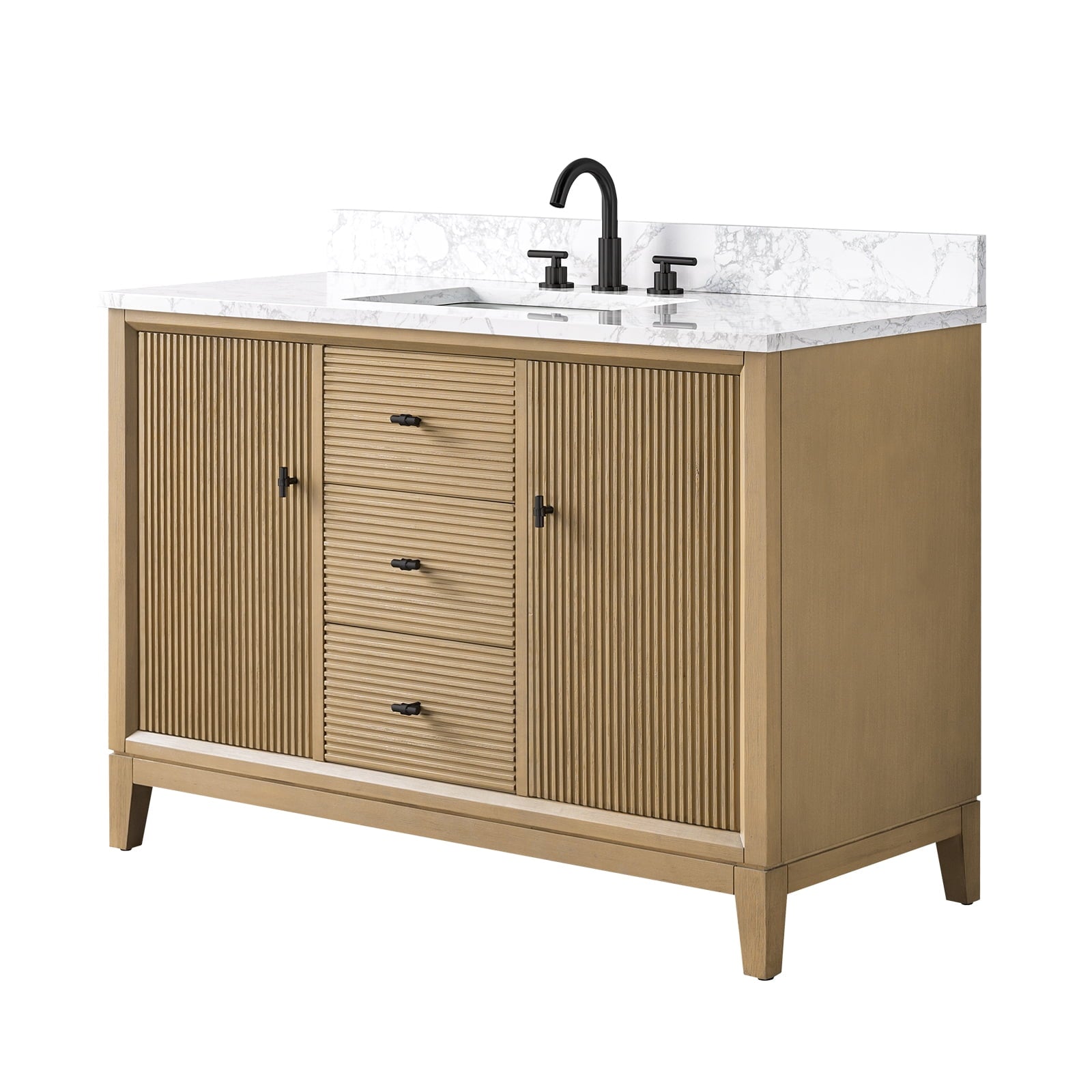 Linear Natural Oak / Matte Black
