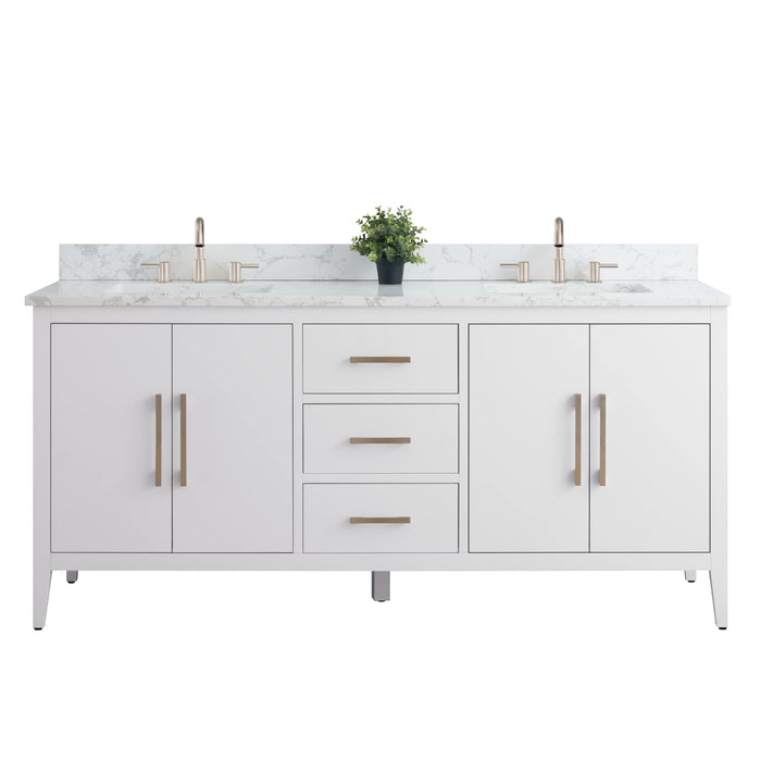 White / Brushed Nickel