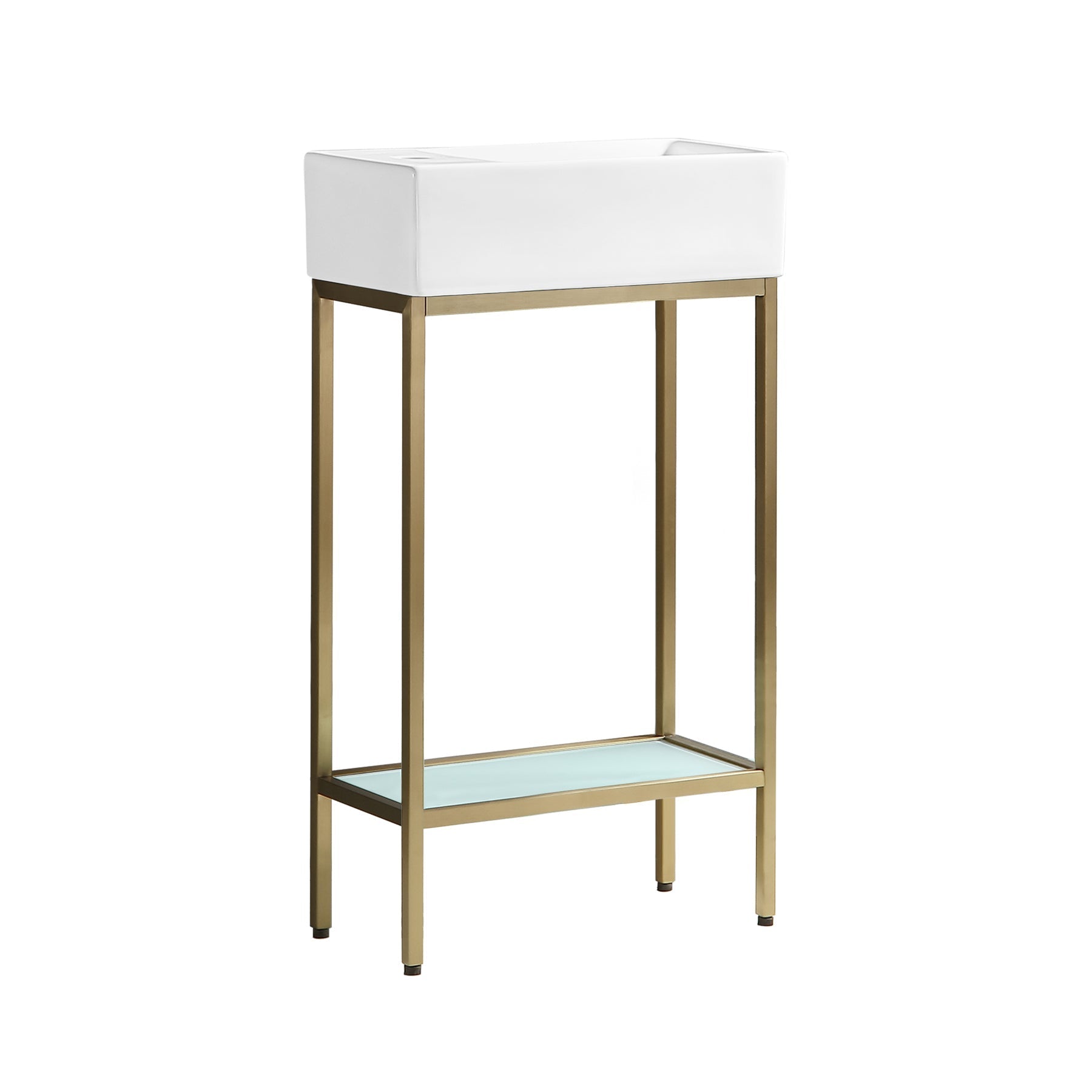 Gold / White / 1-Hole