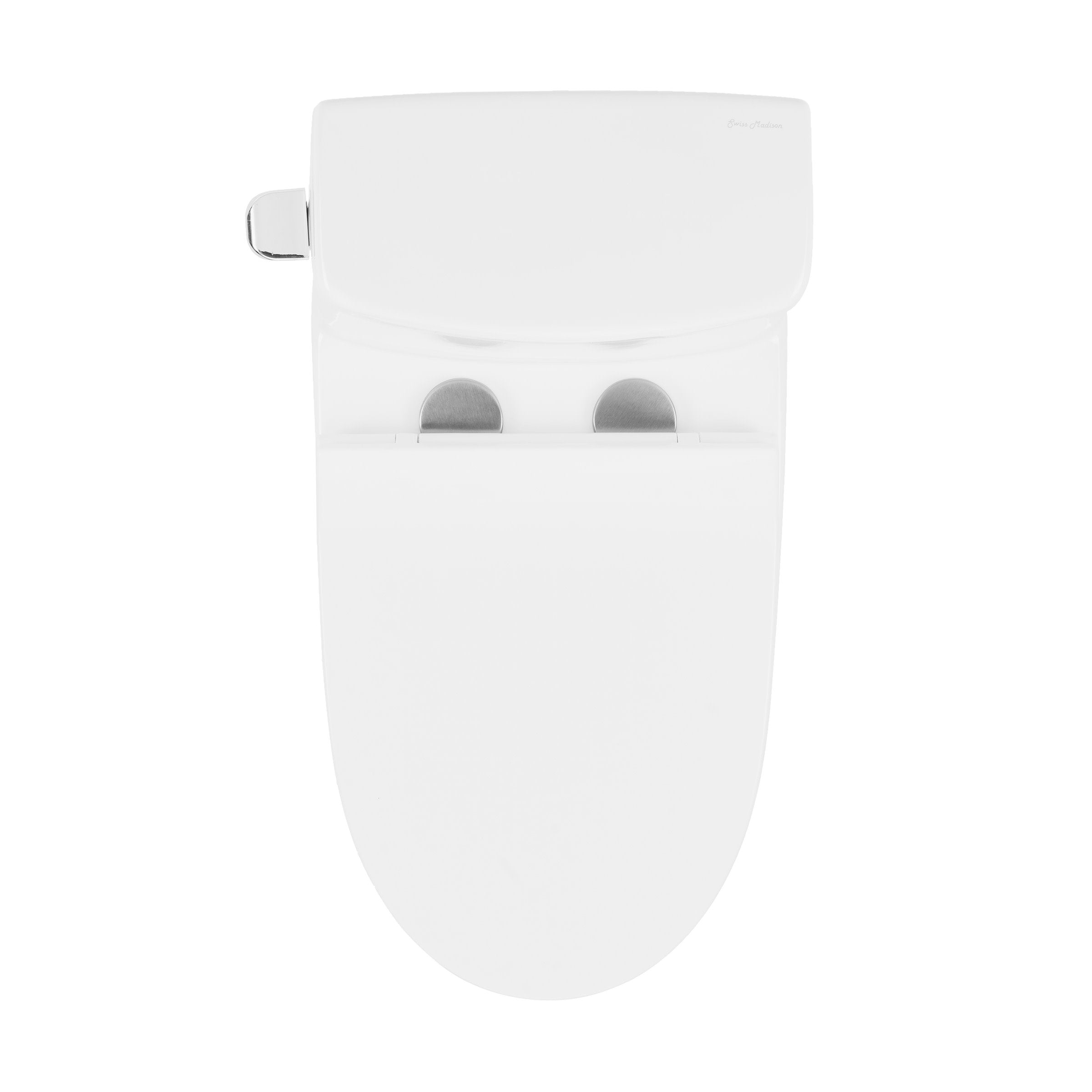 Glossy White / Single - Left / Chrome