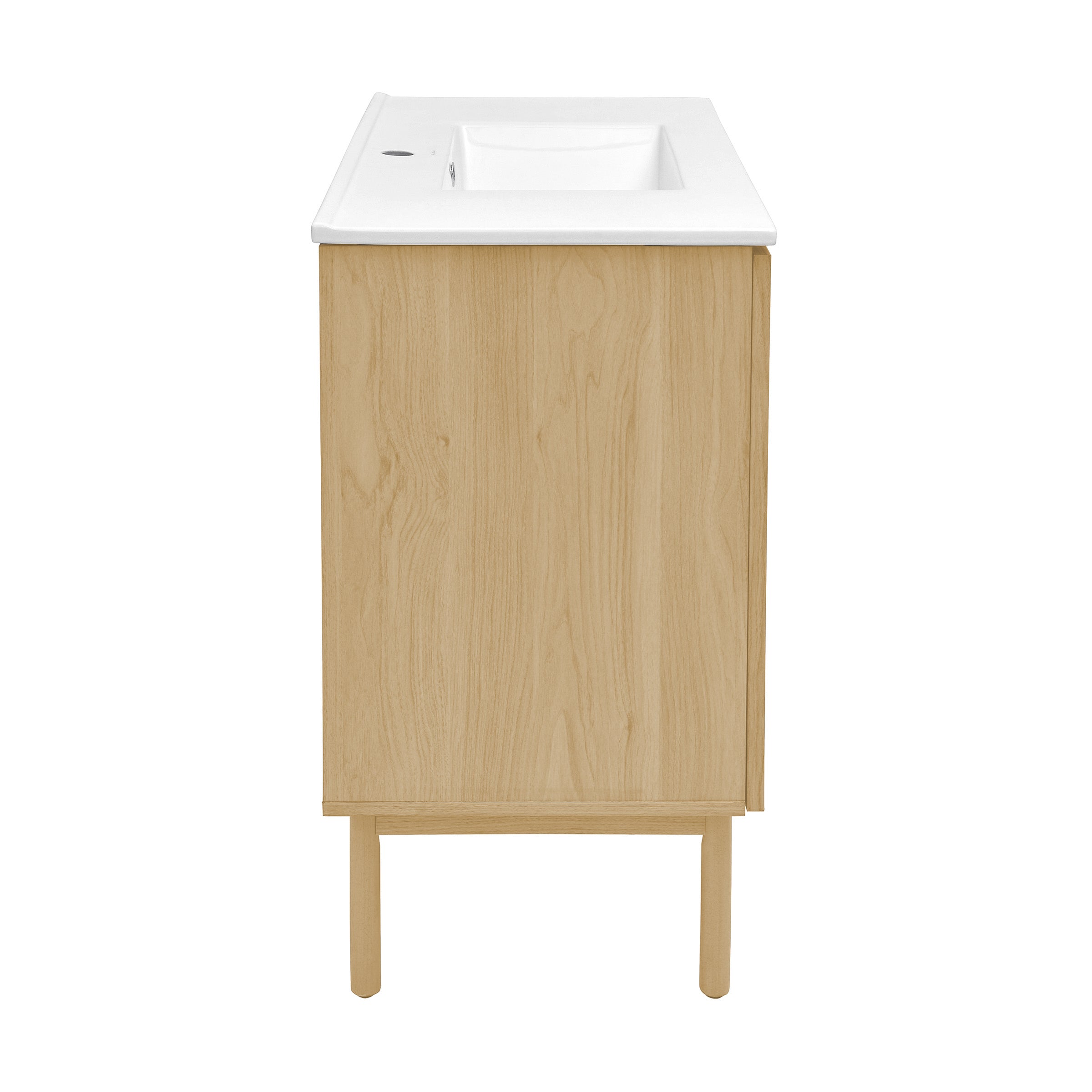 Natural Oak / White / 1-Hole