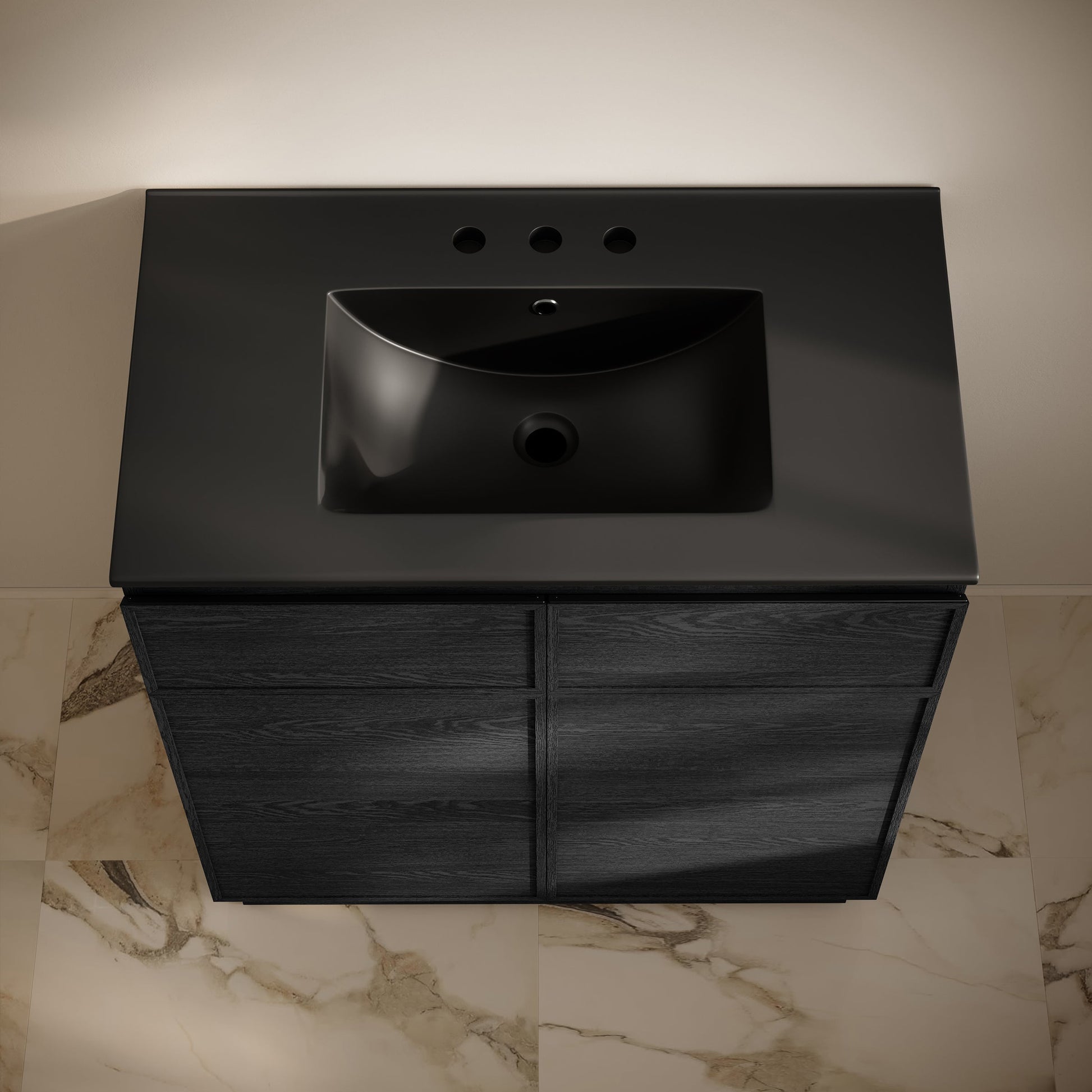 Black Oak / Black / 3-Hole