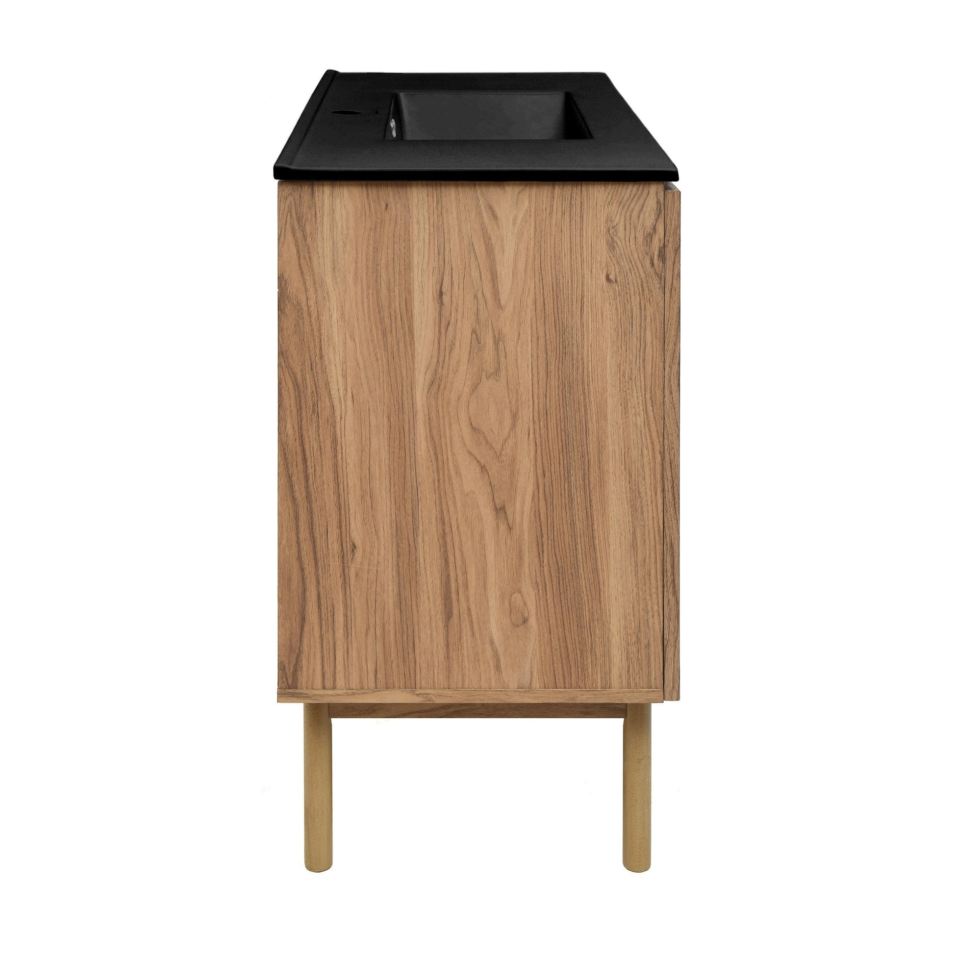 Golden Oak / Matte Black / 1-Hole