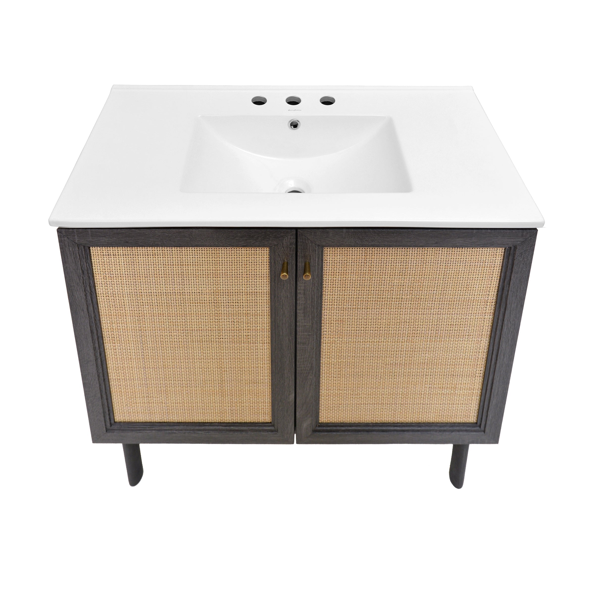 Black Oak / White / 3-Hole