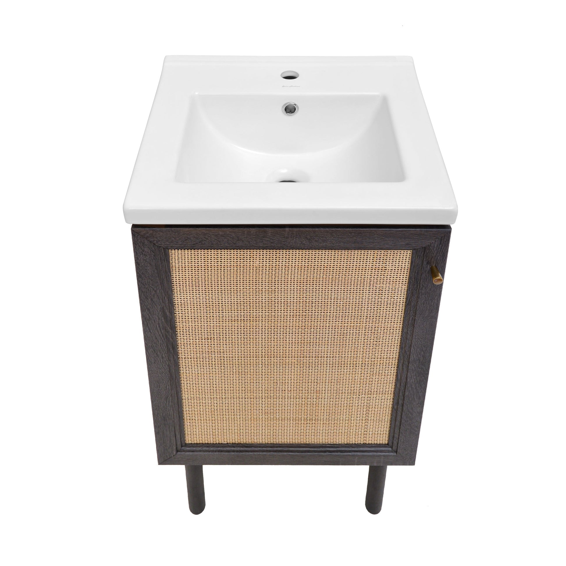 Black Oak / White / 1-Hole