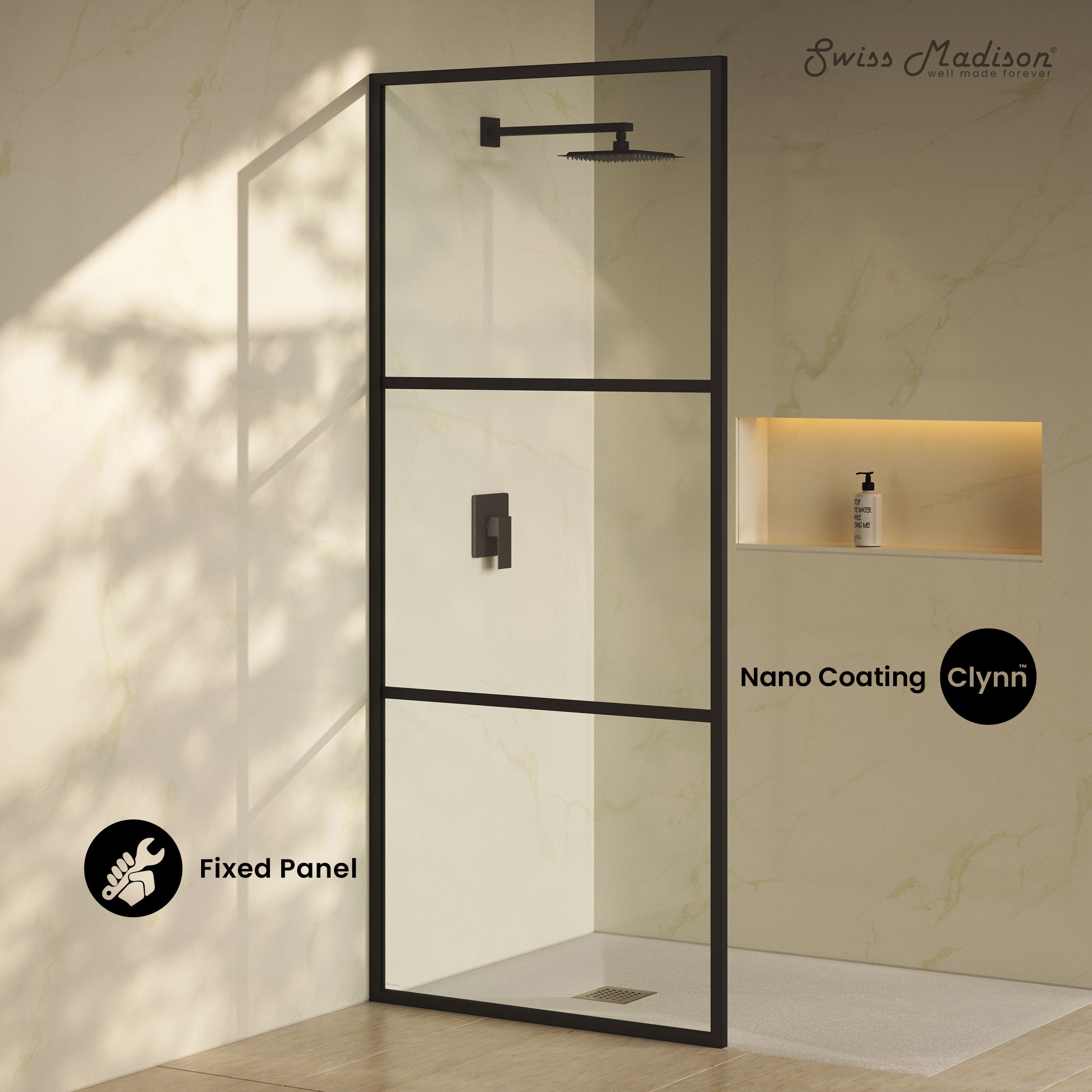 Matte Black / Shower Door