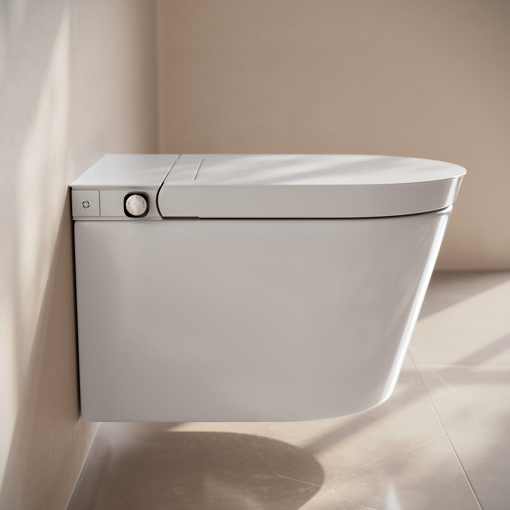 Glossy White / Manual Bidet