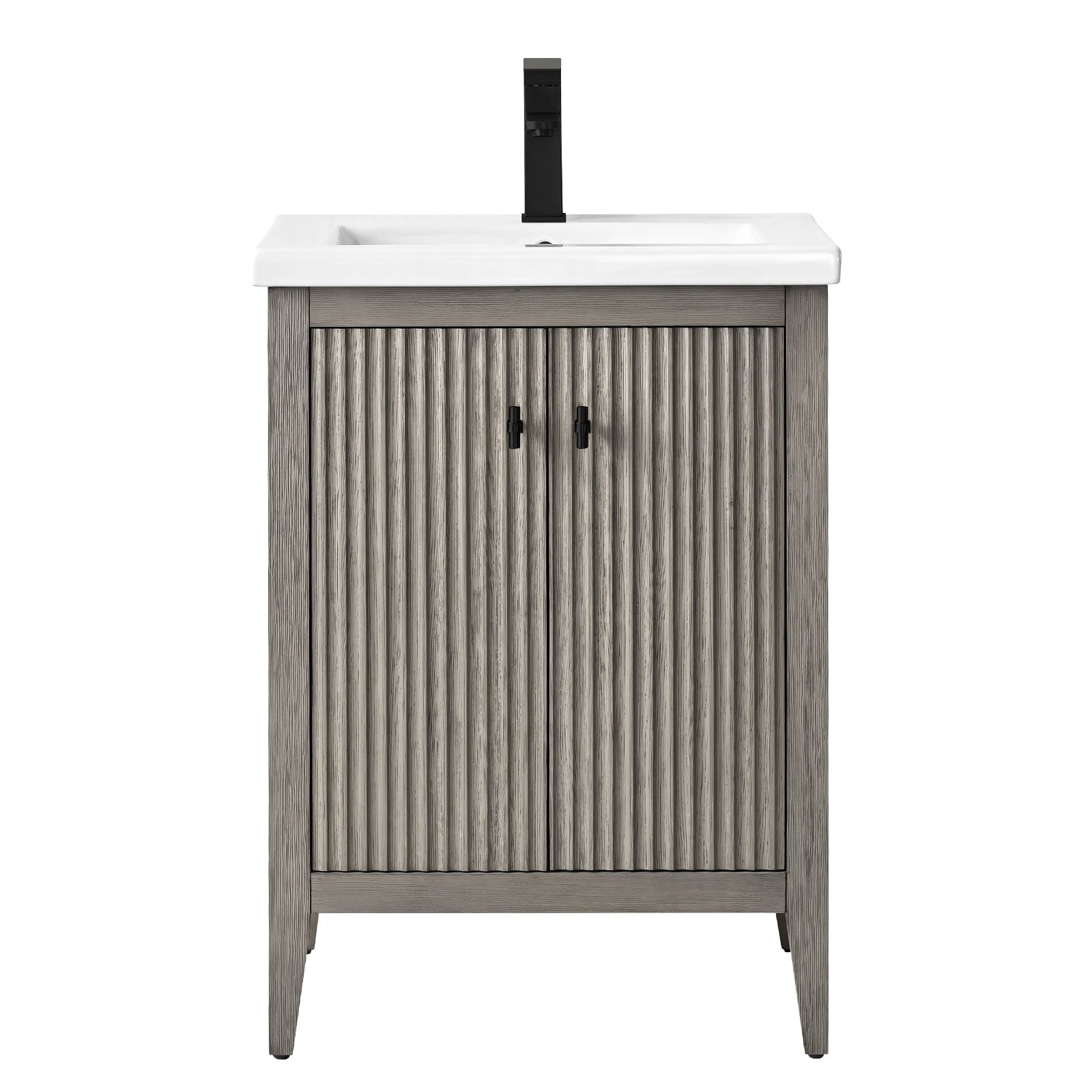 Linear Driftwood Gray / Matte Black