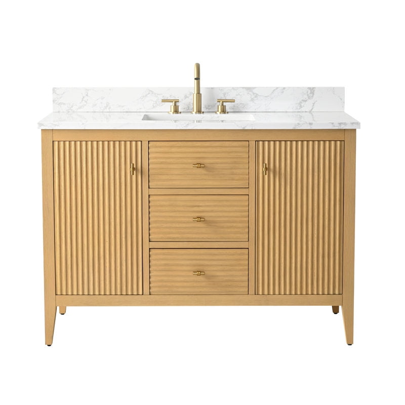 Linear Natural Oak / Golden Brushed