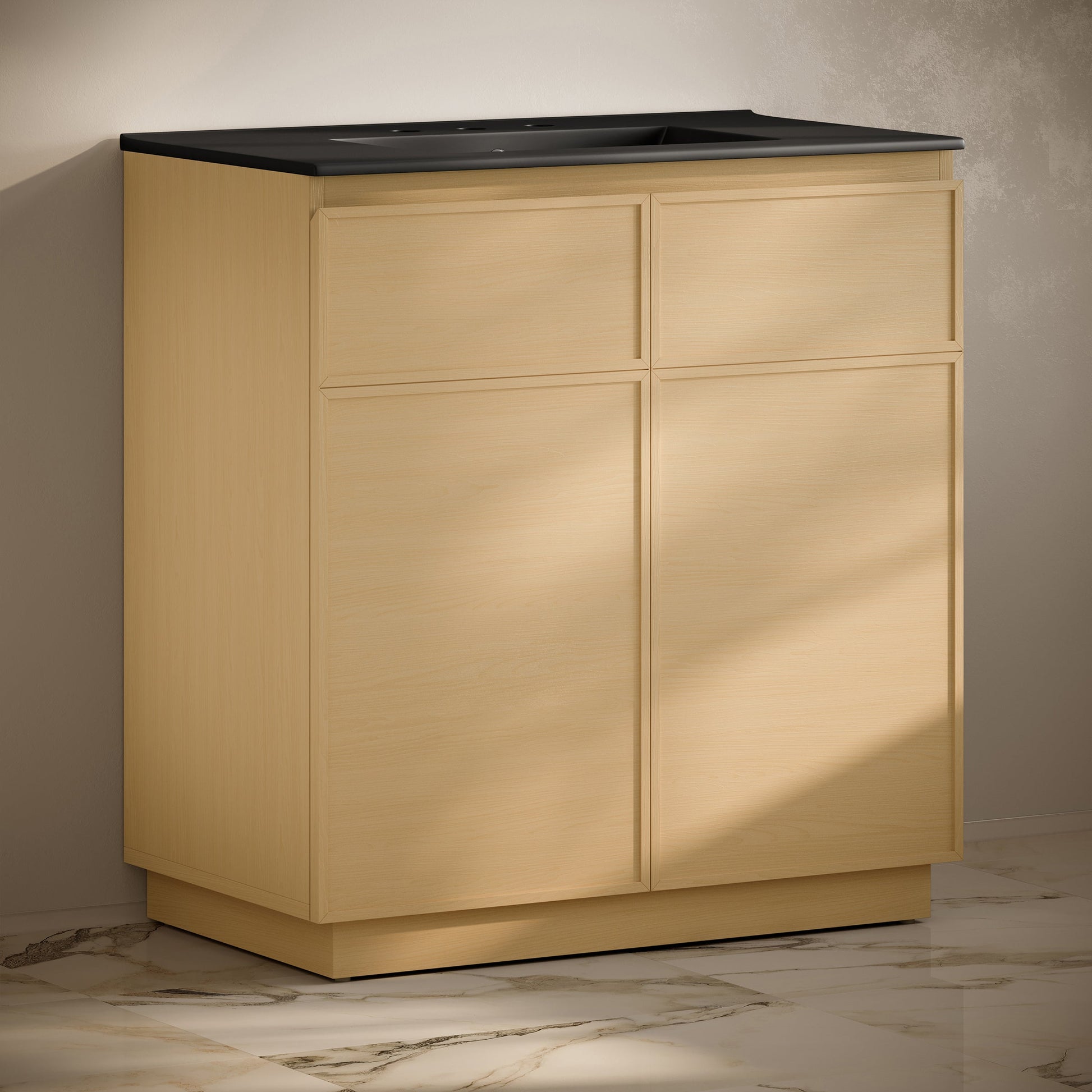 Natural Oak / Black / 3-Hole