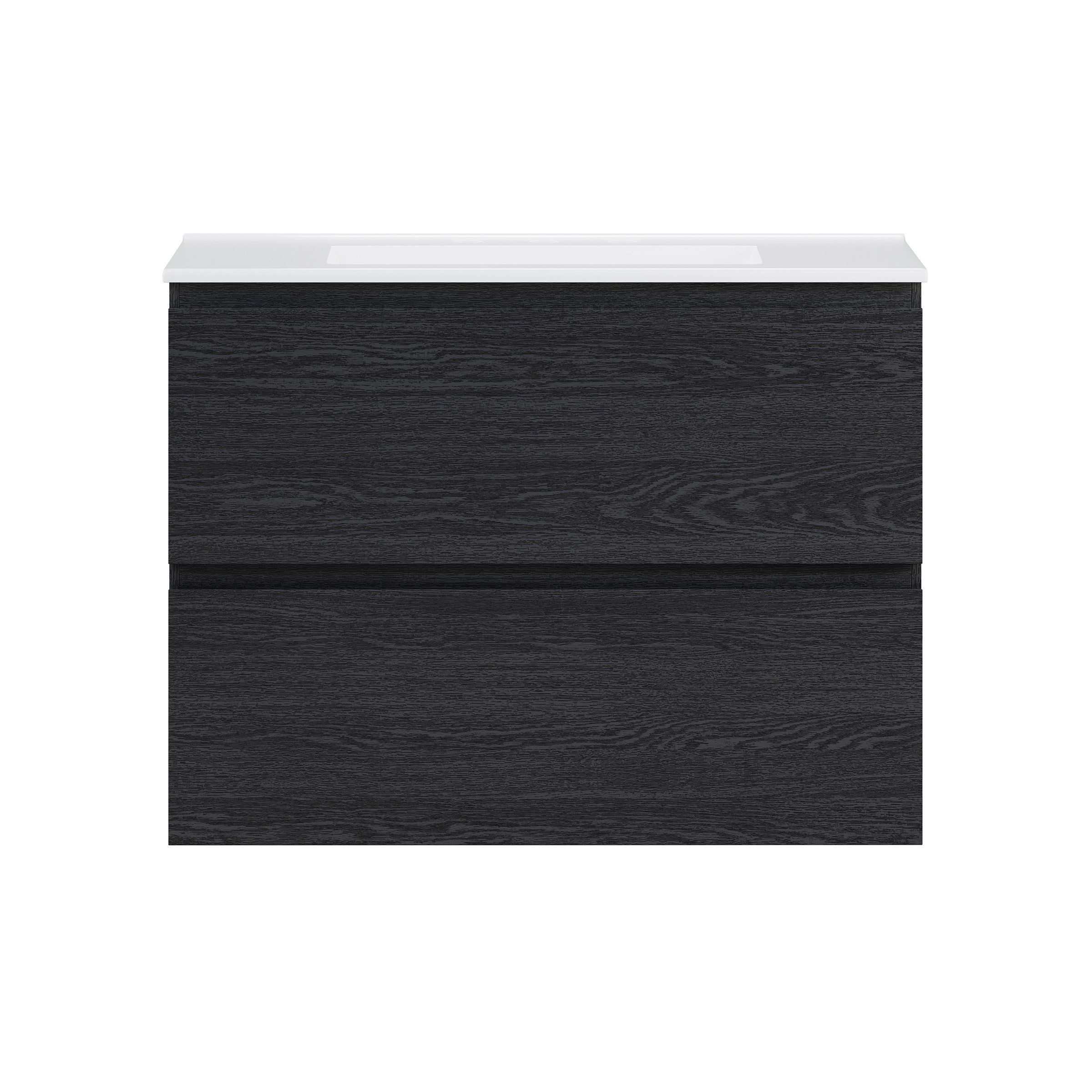 Black Oak / Glossy White / 3-Hole
