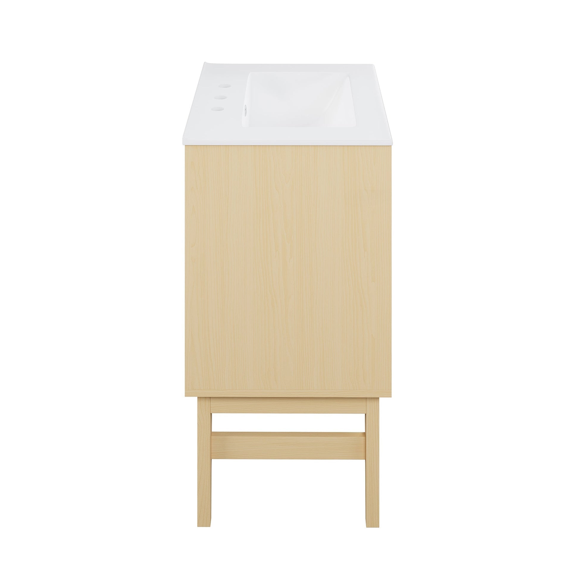 Natural Oak / White / 3-Hole