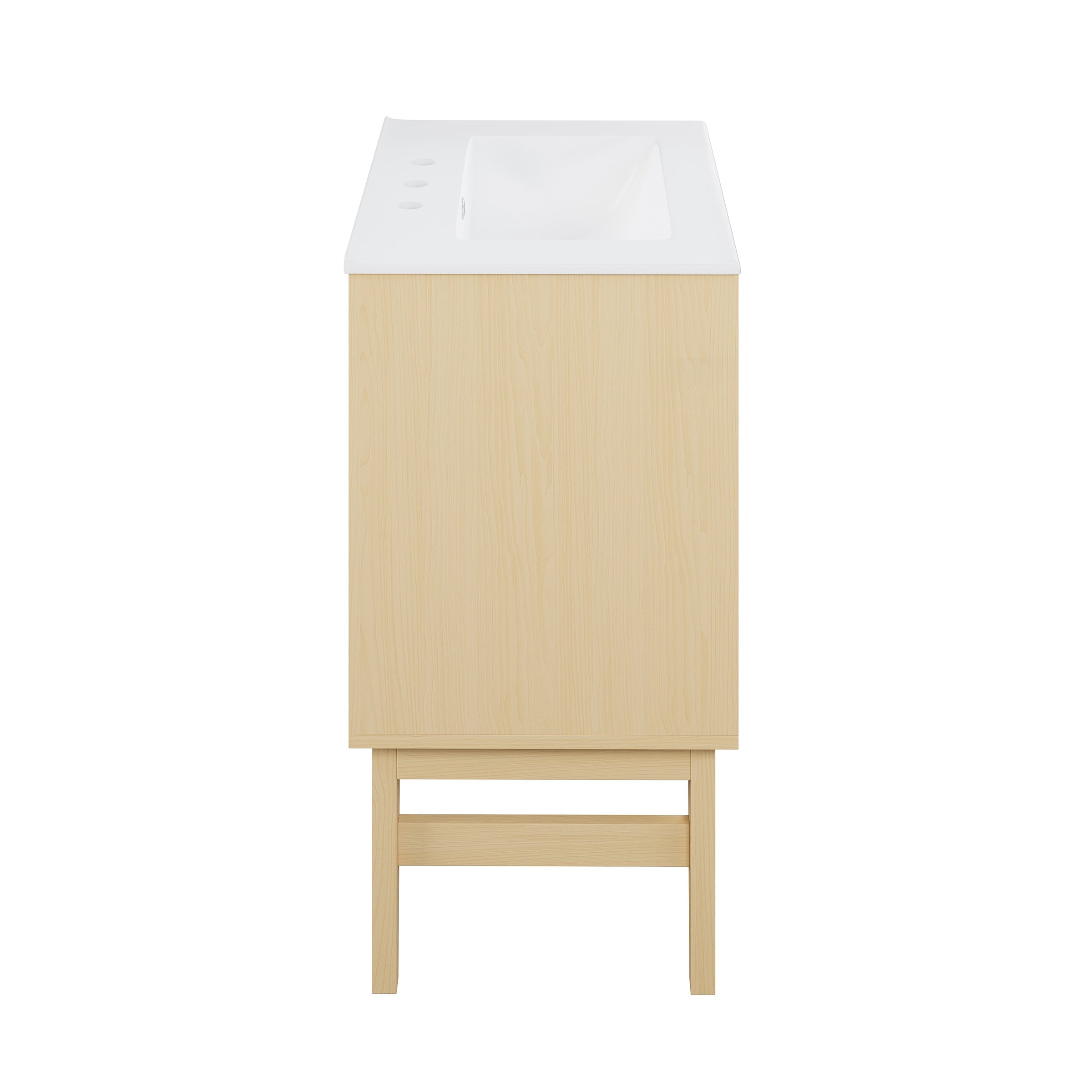 Natural Oak / White / 3-Hole