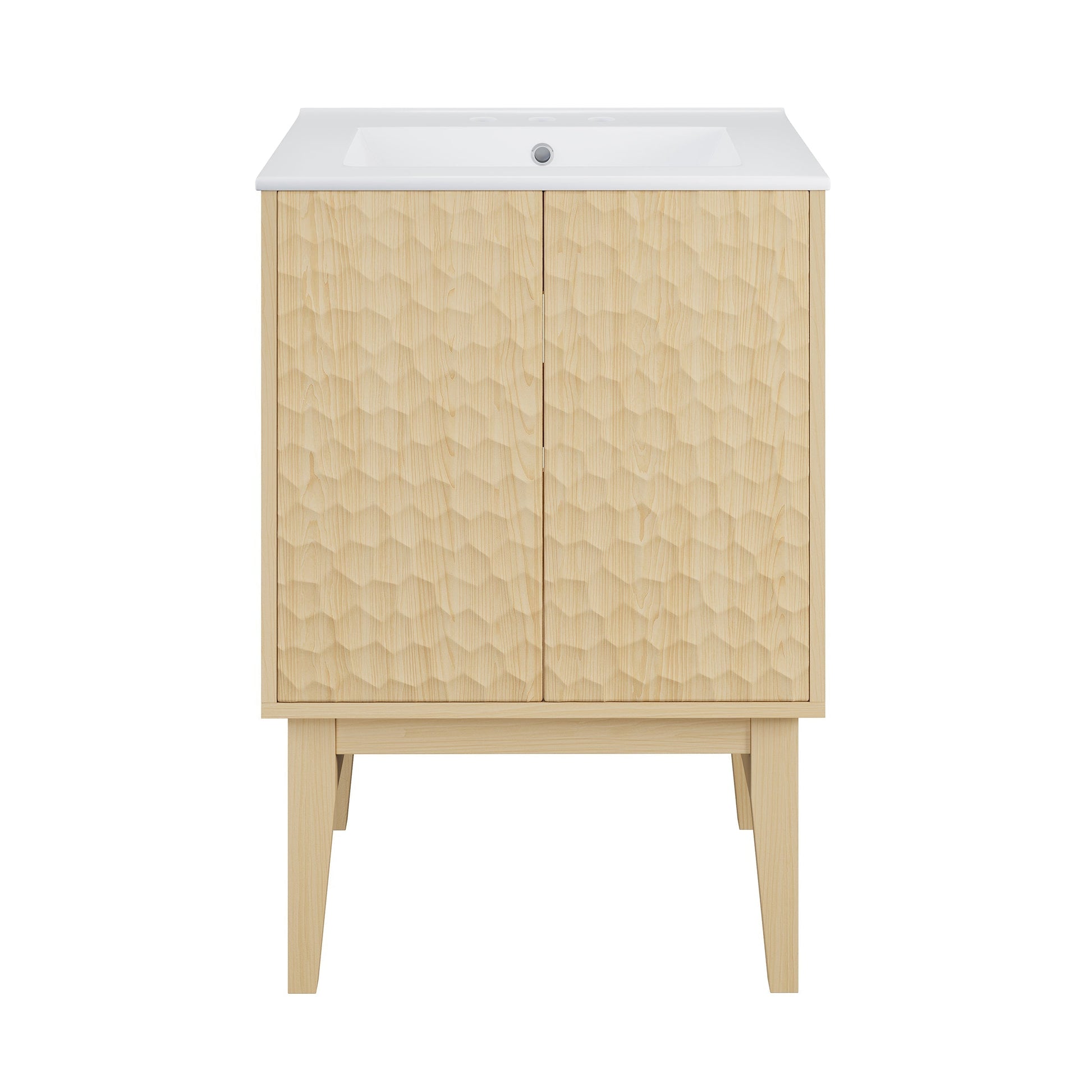 Natural Oak / White / 3-Hole