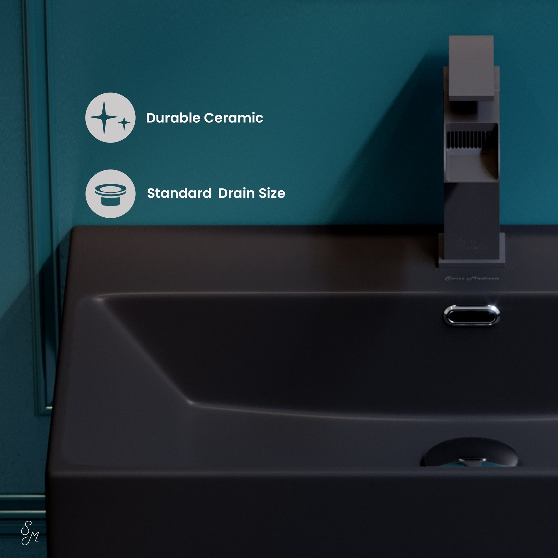 Brushed Gold / Matte Black / 1-Hole