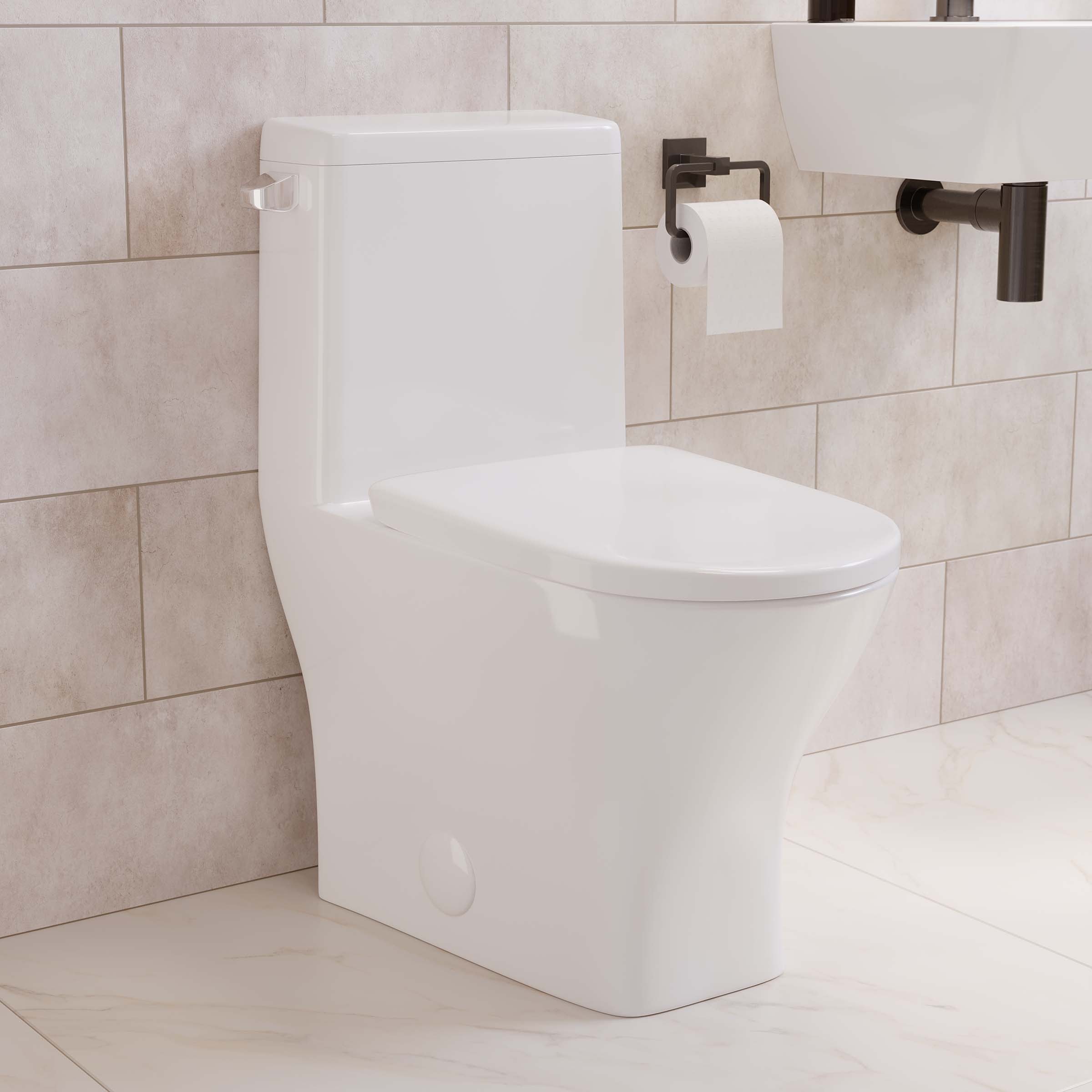 Glossy White / Single - Left / Single Piece