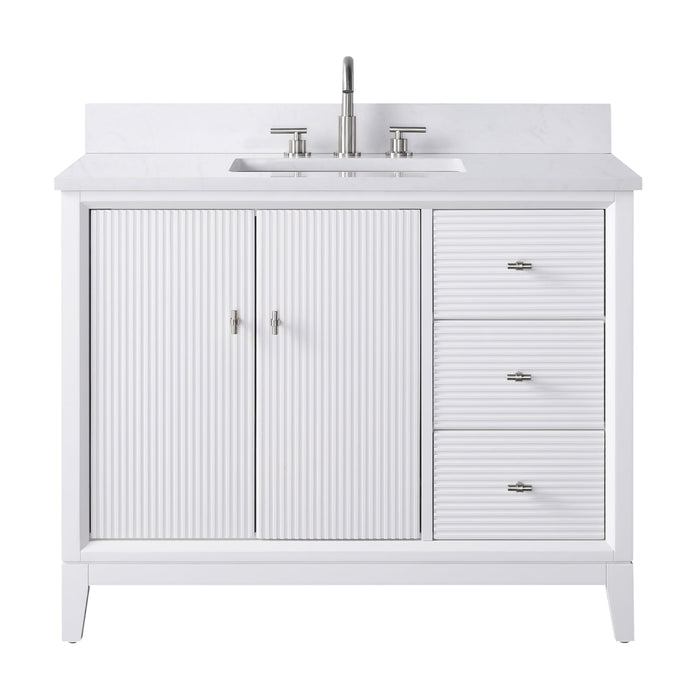 Linear White / Brushed Nickel