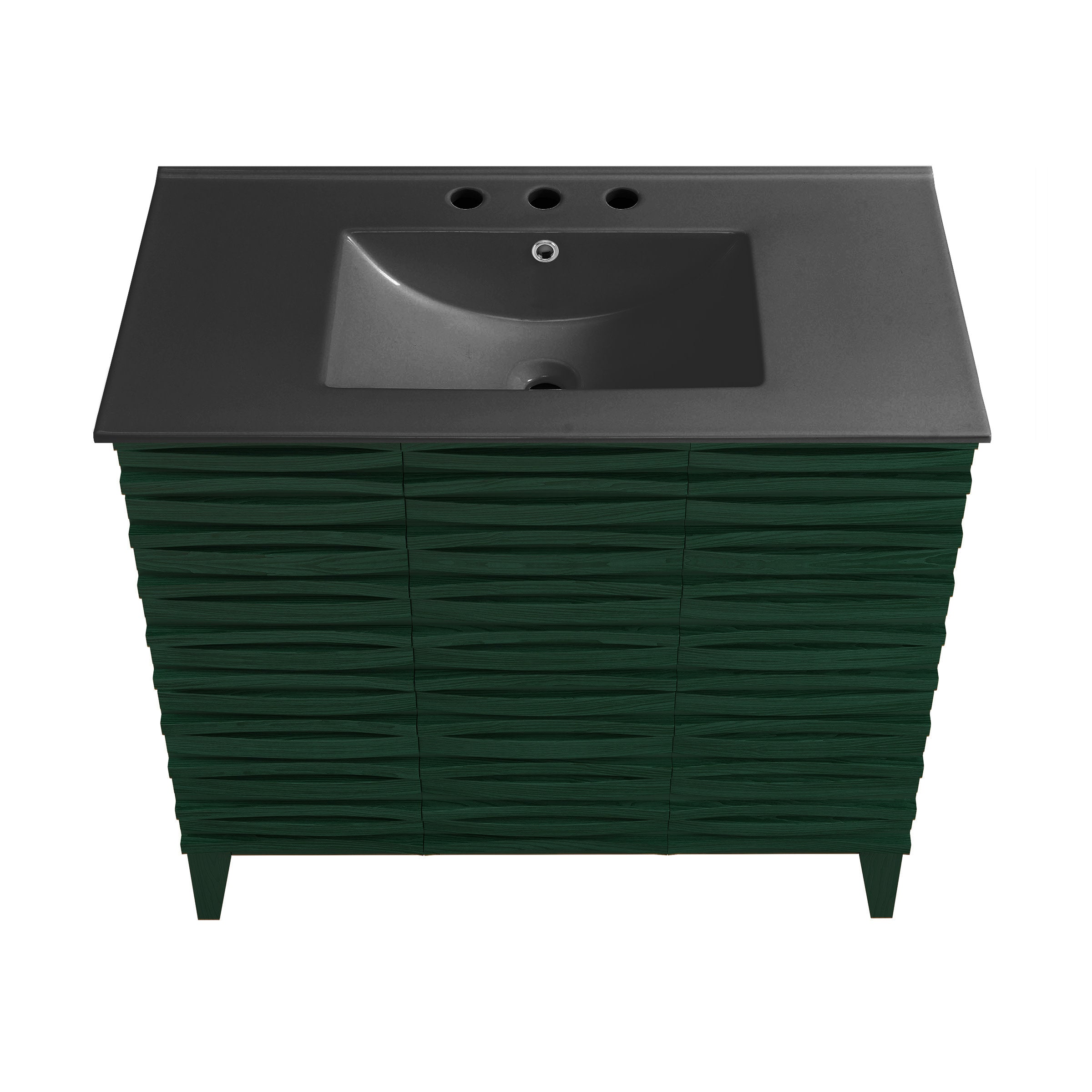 Green Oak / Matte Black / 3-Hole