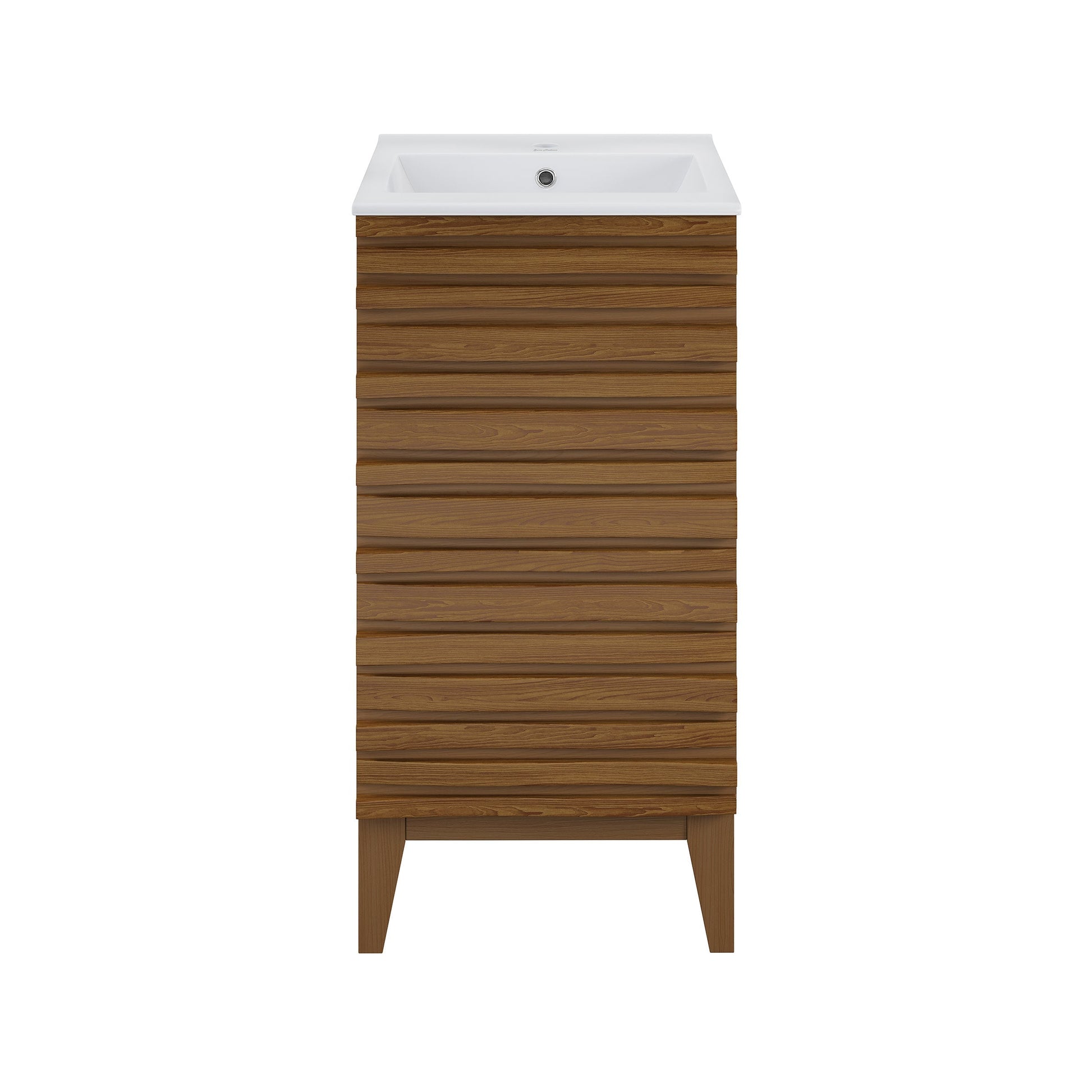 Brown Oak / White